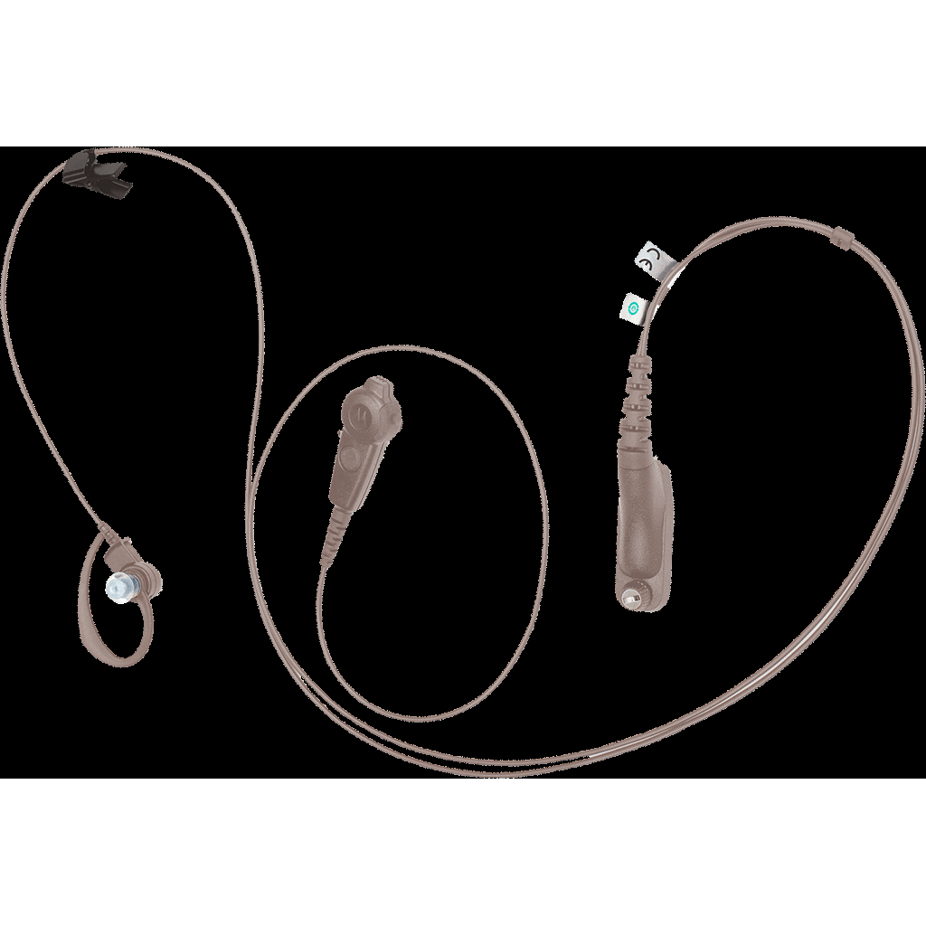 Motorola PMLN6128 IMPRES 2 Wire Headset Kit - Beige | Secure Communication for Public Safety & Business Professionals