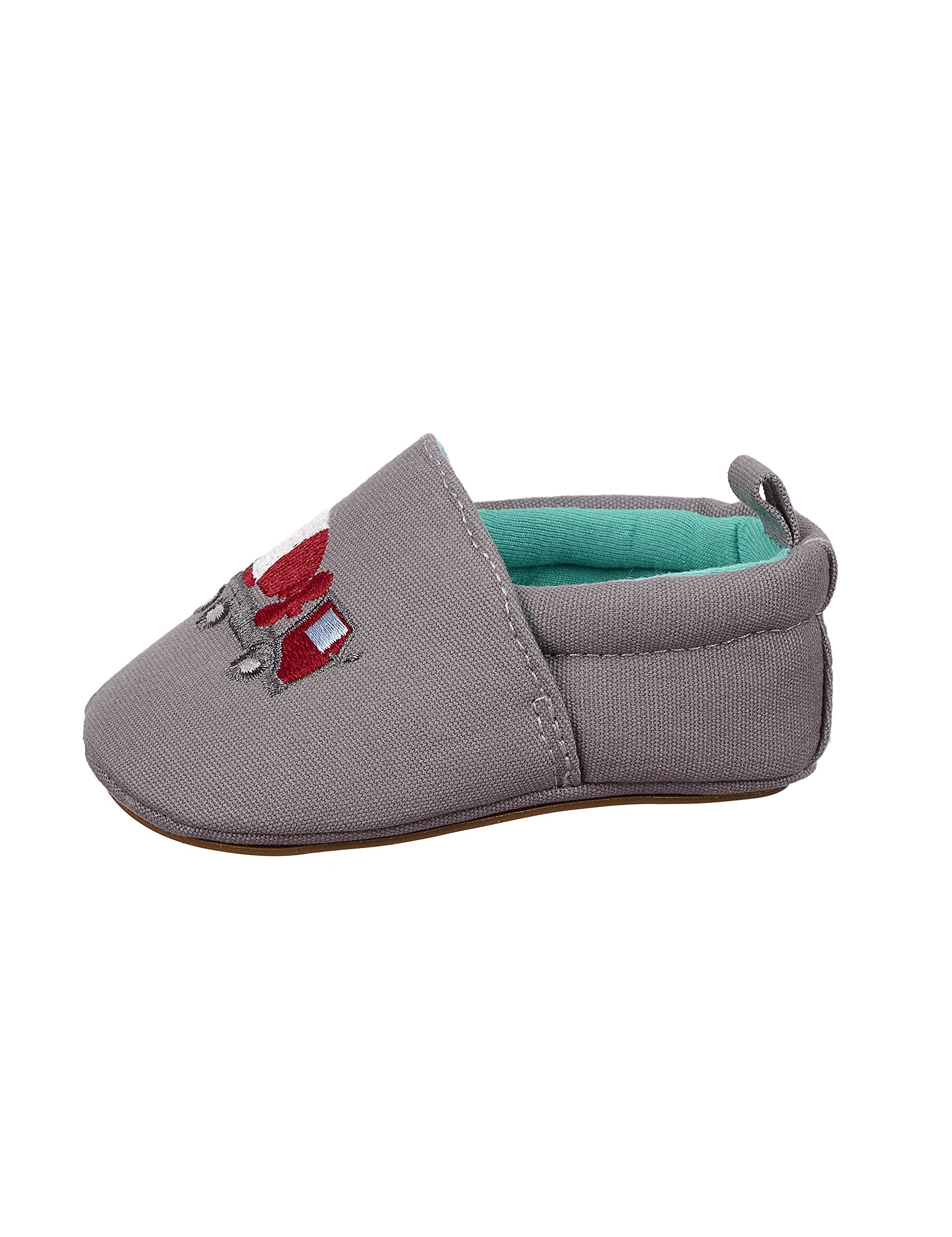 Baby Boys' Non-Slip Walking Slippers - Soft Sole First Walkers Shoes for Toddlers 12-24 Months - Perfect for Indoor Play & Early Steps Development