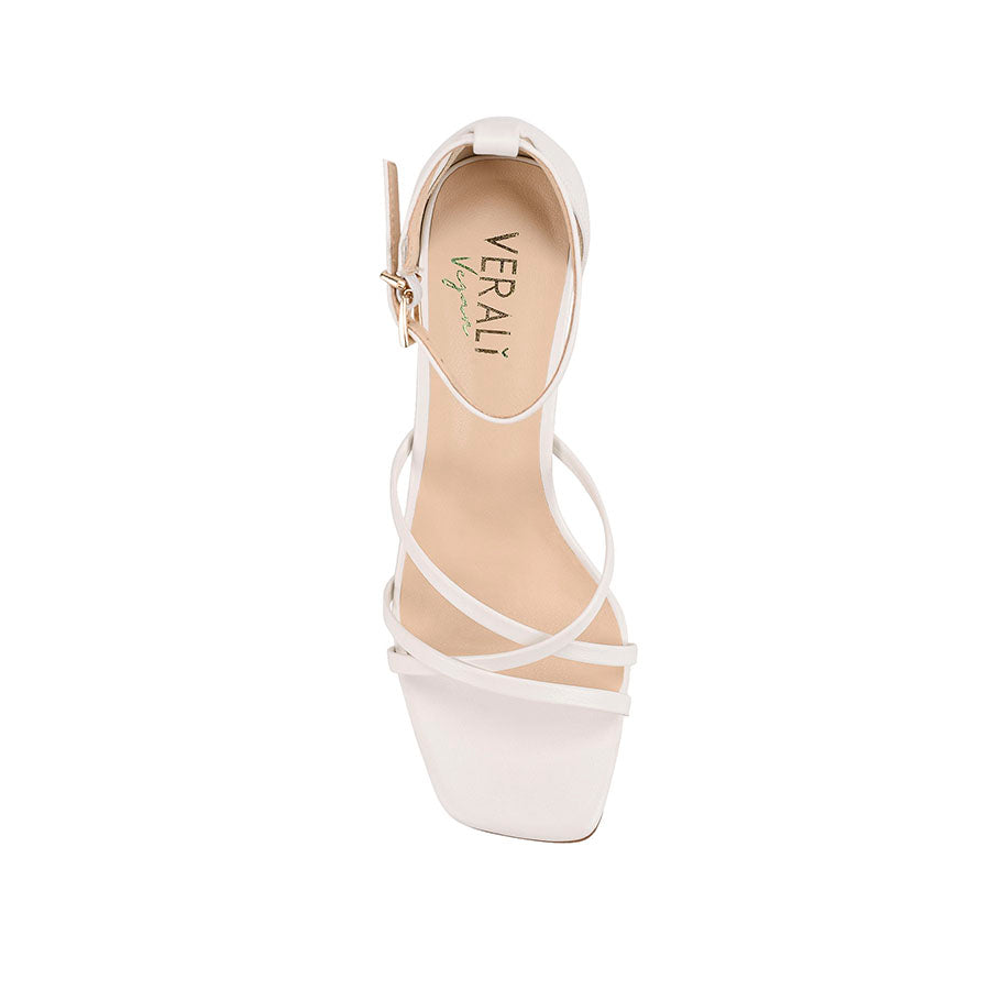 Kingdom II Block Heel Sandals for Women - Comfortable Chunky Heel Summer Shoes in Chalk | Perfect for Weddings, Parties & Casual Outings