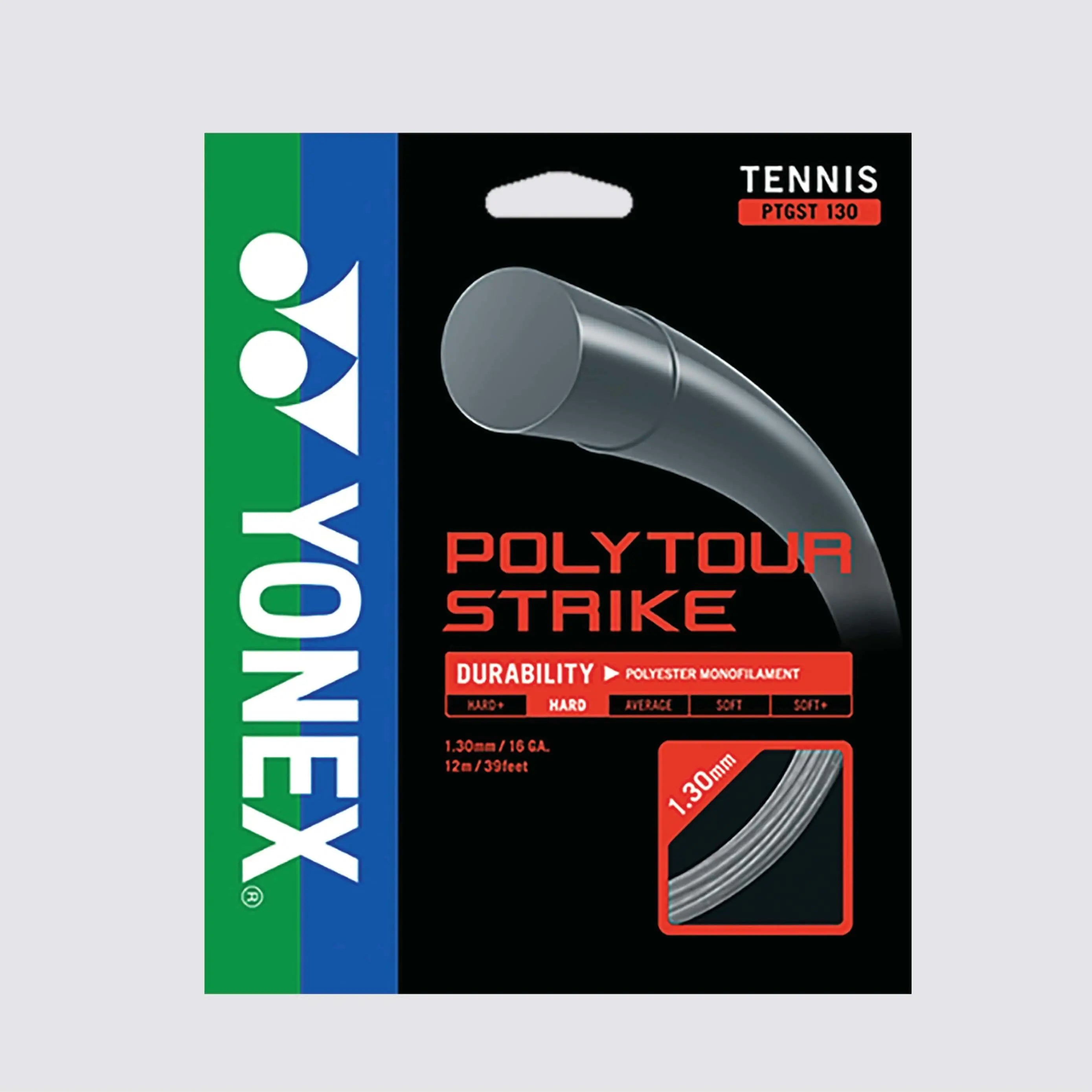 Yonex Polytour Strike 130 Tennis Racket - High-Performance Badminton Racket for Advanced Players | Perfect for Competitive Matches & Training Sessions