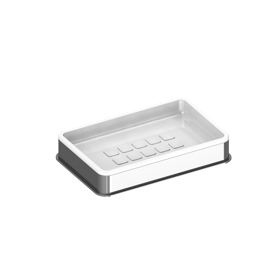Chrome Soap Dish - Durable & Stylish for Bathroom & Kitchen