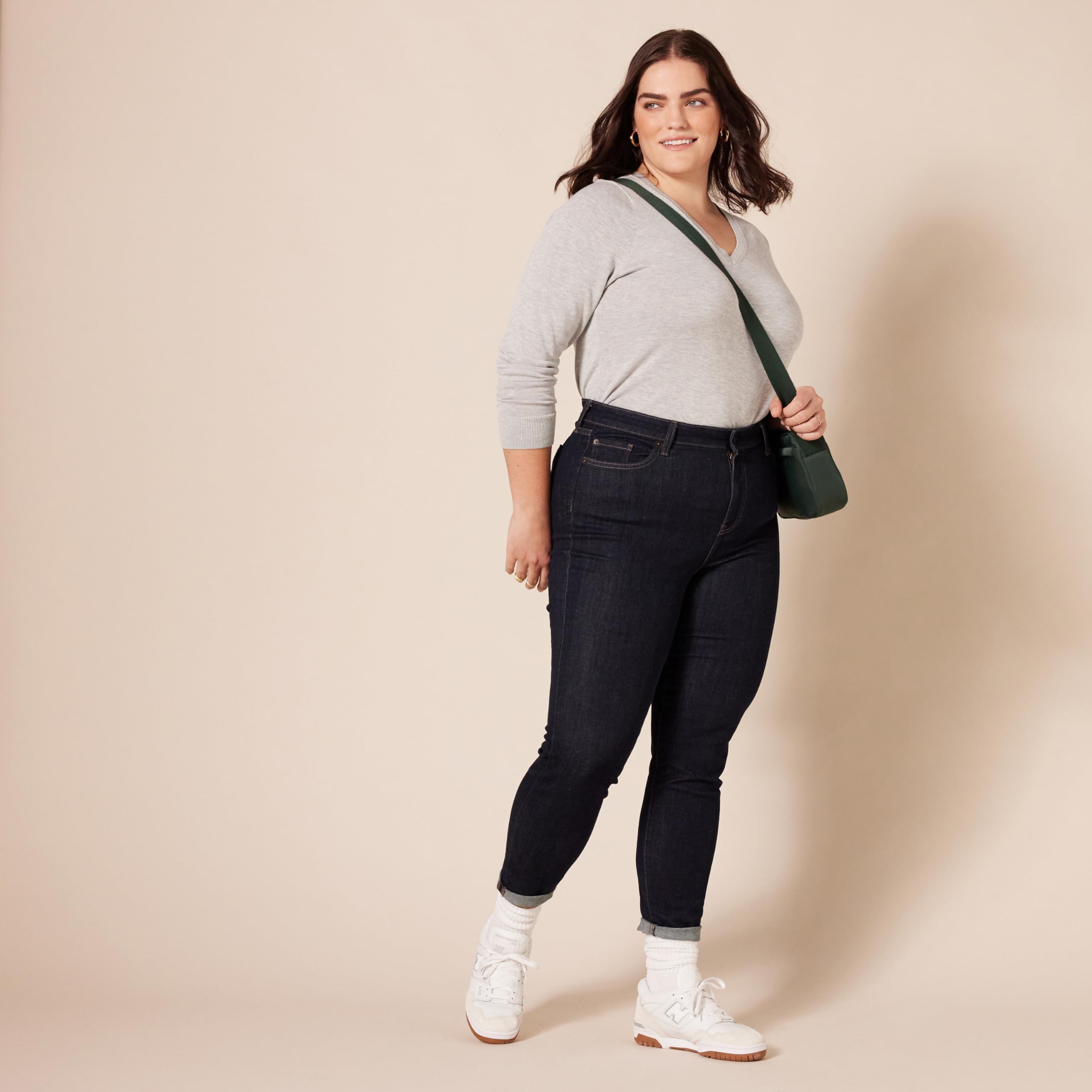 Amazon Essentials Women's Skinny Jeans - High Waist Stretch Denim Pants for Everyday Comfort & Style | Perfect for Work, Casual Outfits & Night Out