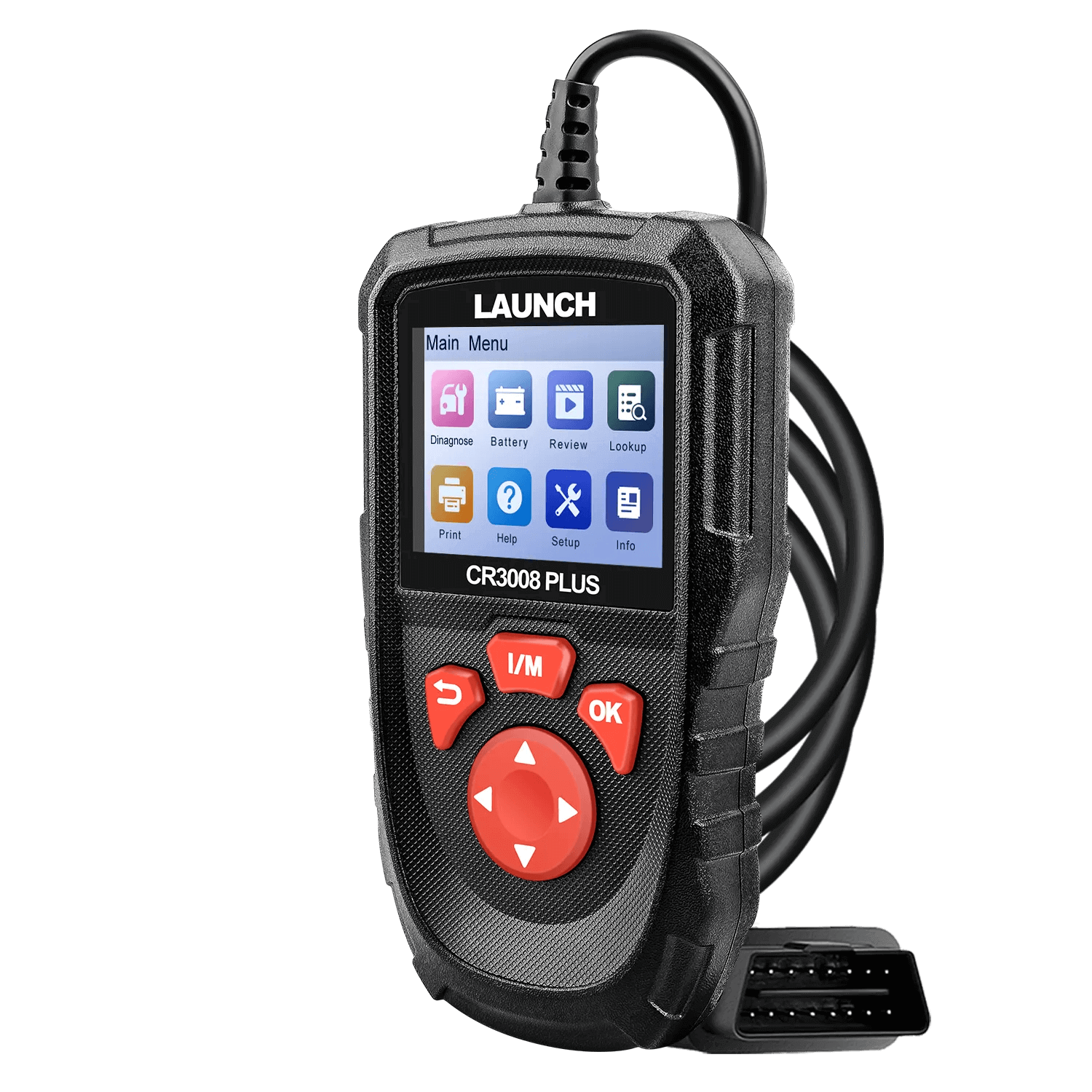 LAUNCHÂ® Creader 3008 PLUS OBD2 Scanner - Professional Car Diagnostic Tool for Engine Fault Codes, ABS, SRS & More | Perfect for Mechanics & DIY Auto Repairs at Home or Garage