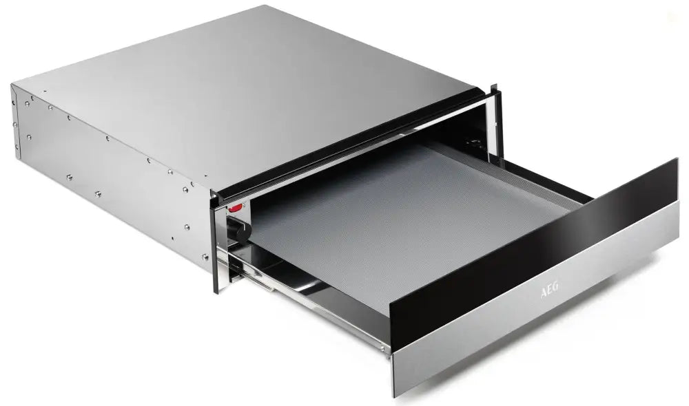 AEG KDK911422M Stainless Steel Warming Drawer - Anti-Fingerprint, Built-In Kitchen Appliance for Baking, Roasting & Food Storage