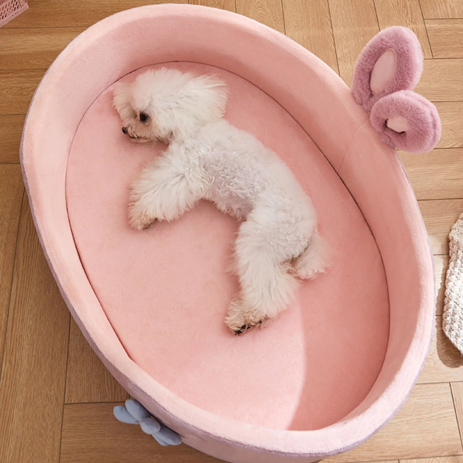 Washable & Soft Pet Bed - Cozy Dog & Cat Bed for Small to Large Pets - Perfect for Crates, Floors & Home Use