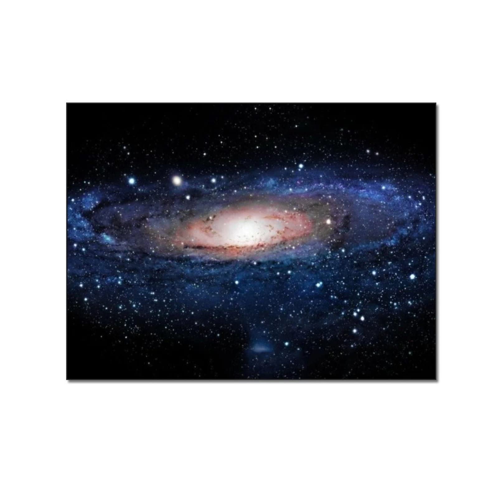 90s Retro Galaxy Nebula Landscape Canvas Wall Art Poster - 24x36 Inch (60x80cm) Space Themed Room Decor for Bedroom, Living Room & Office Aesthetic