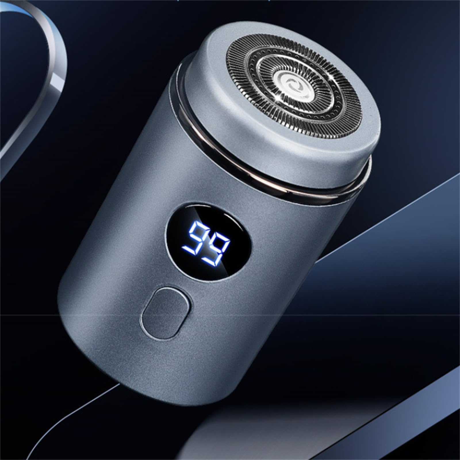 Vishopee Mini Portable Electric Shaver - Waterproof Wet/Dry Travel Razor for Men & Women - Compact USB Rechargeable Pocket Shaver for Face, Legs & Body - Perfect for Travel, Gym & On-the-Go Grooming