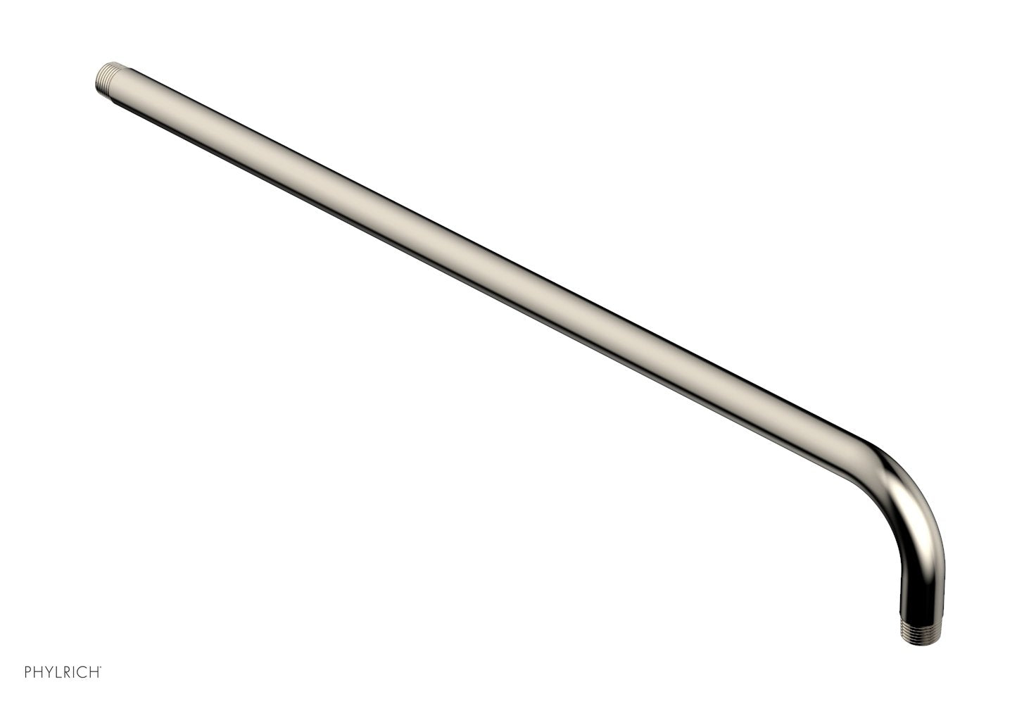 90 Degree Angle 24-Inch Shower Arm - Adjustable Showerhead Extension for Bathroom Renovation, Perfect for Small Spaces and Corner Showers