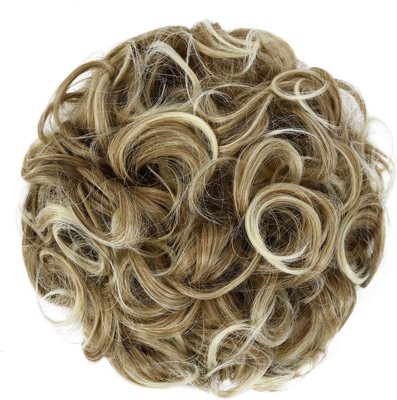 Classic Curly Chignon Hairpiece Bun - Elegant Synthetic Hair Bun for Women | Perfect for Weddings, Prom, Cosplay & Everyday Hairstyles
