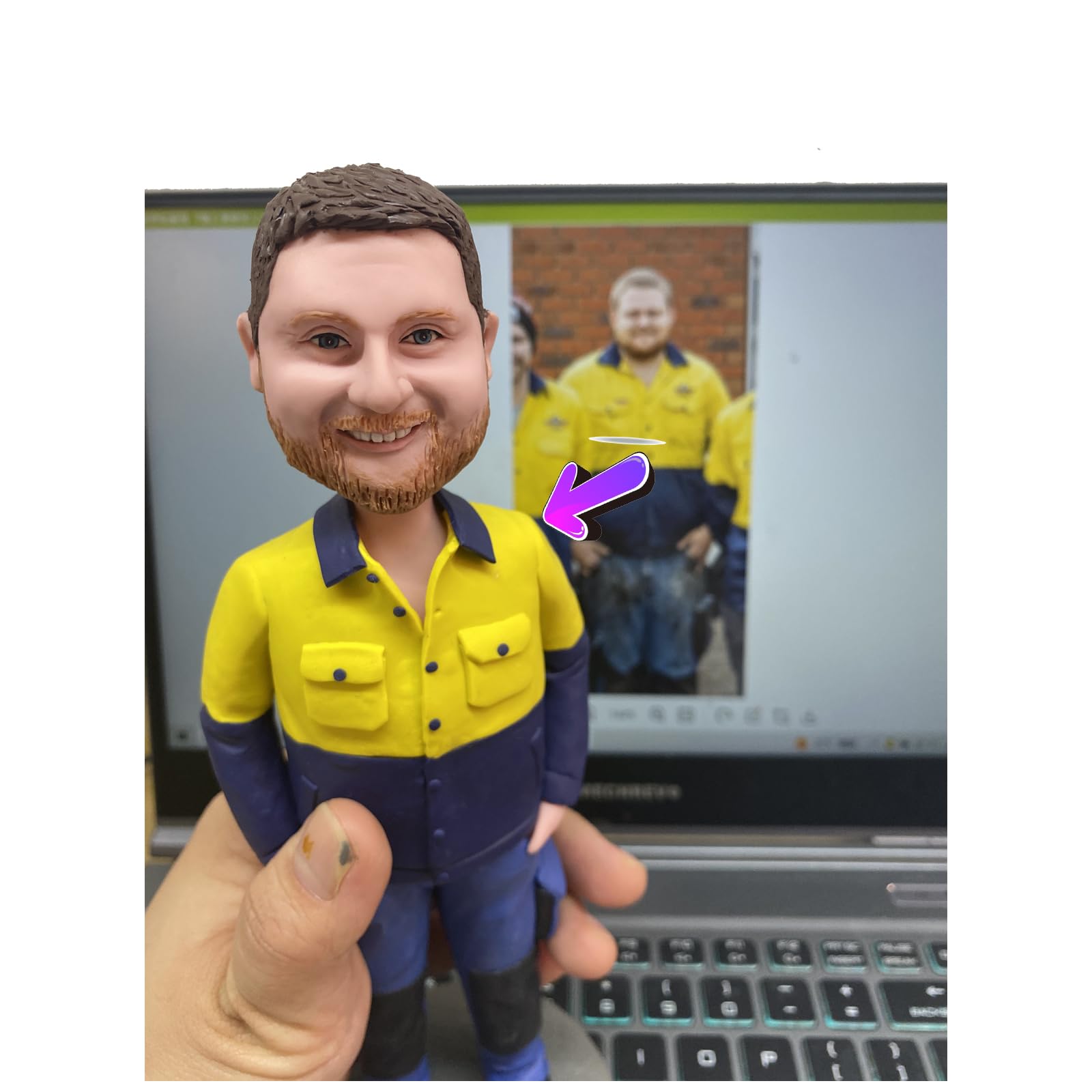 Custom Bobblehead Dolls Drummers - Personalized Drumming Bobblehead Figurines - Unique Gift for Drummers, Birthday & Music Lovers | Perfect for Band Memorabilia, Office Decor & Music Enthusiast Collections