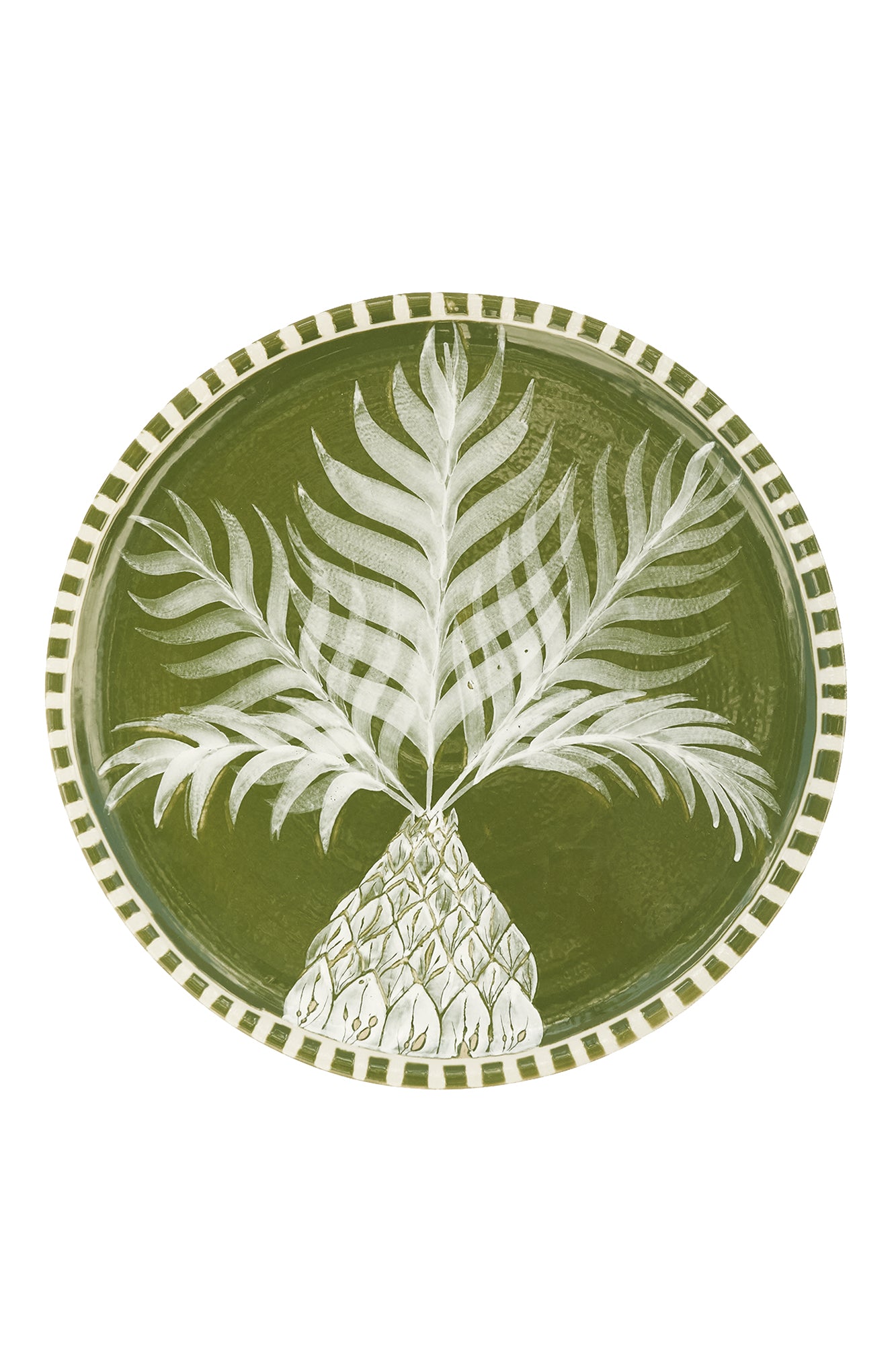 Hand Painted Pineapple Dinner Plate - Tropical Fruit Design Ceramic Plate for Dining, Kitchen, and Party Decor - Perfect for Summer BBQs, Beach Themed Parties, and Home Decor
