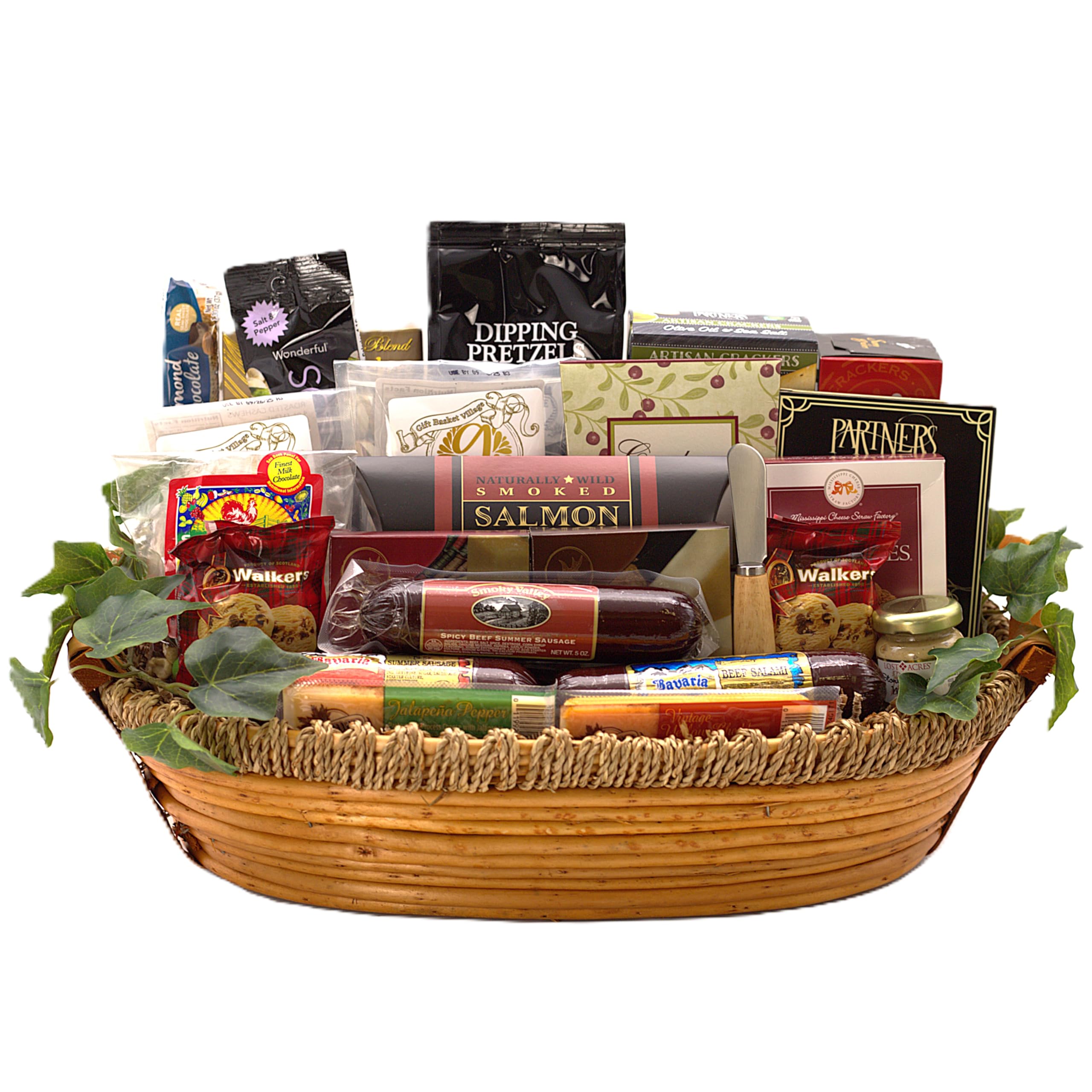 Premium XL Gift Basket - Elegant Gift for Holidays & Corporate Events