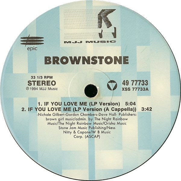 Brownstone – If You Love Me (Remixes) 12
