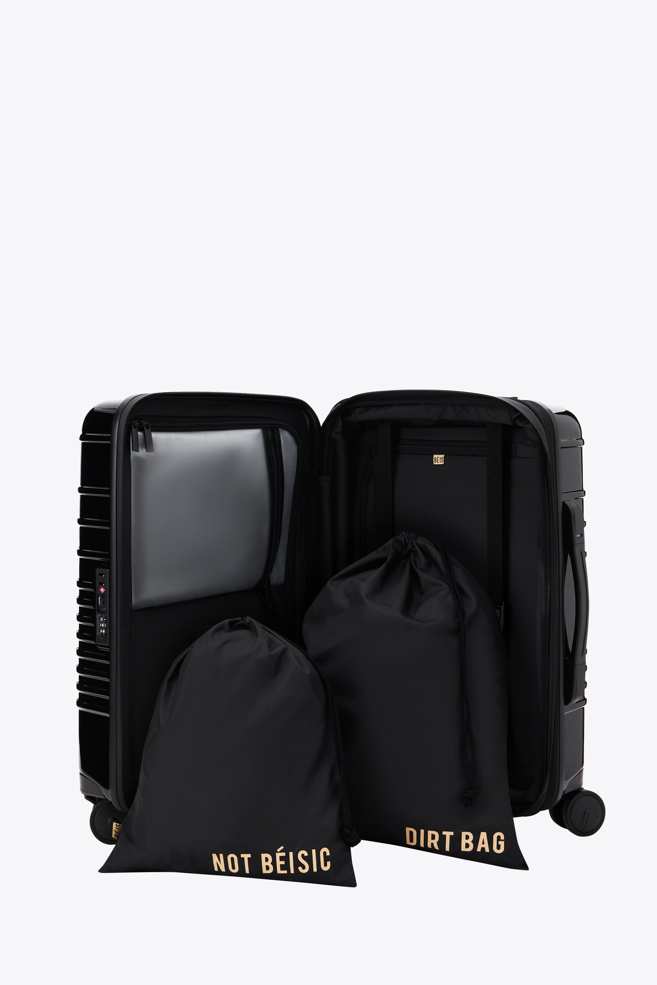 Best Black Carry On Roller Luggage - Lightweight & Durable Suitcase for Air Travel, Business Trips & Weekend Getaways