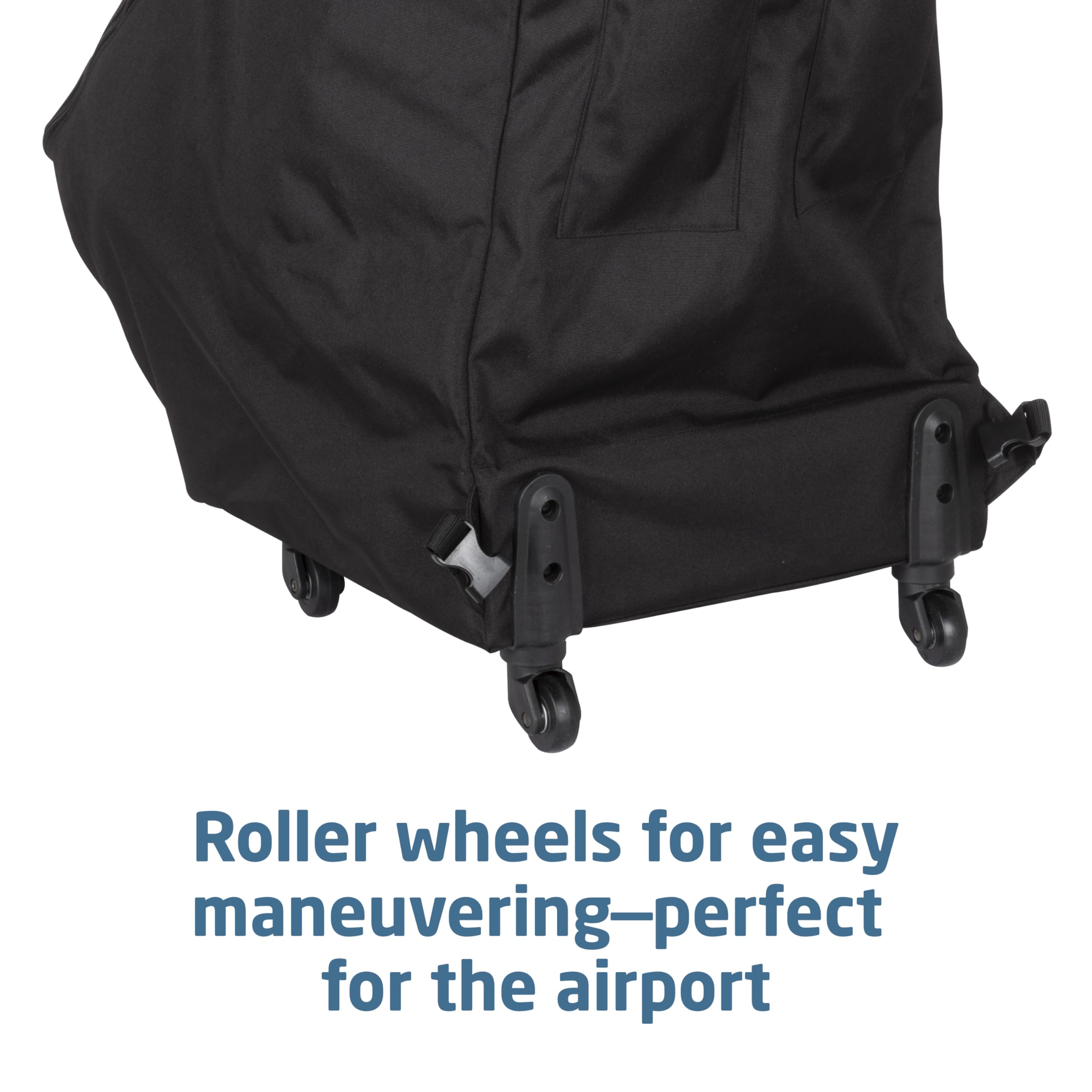 Maxi-Cosi Wheeled Car Seat Travel Pack - Lightweight & Portable Infant Car Seat Stroller Combo for Airplane & Car Travel, Black - Perfect for Family Vacations & Road Trips