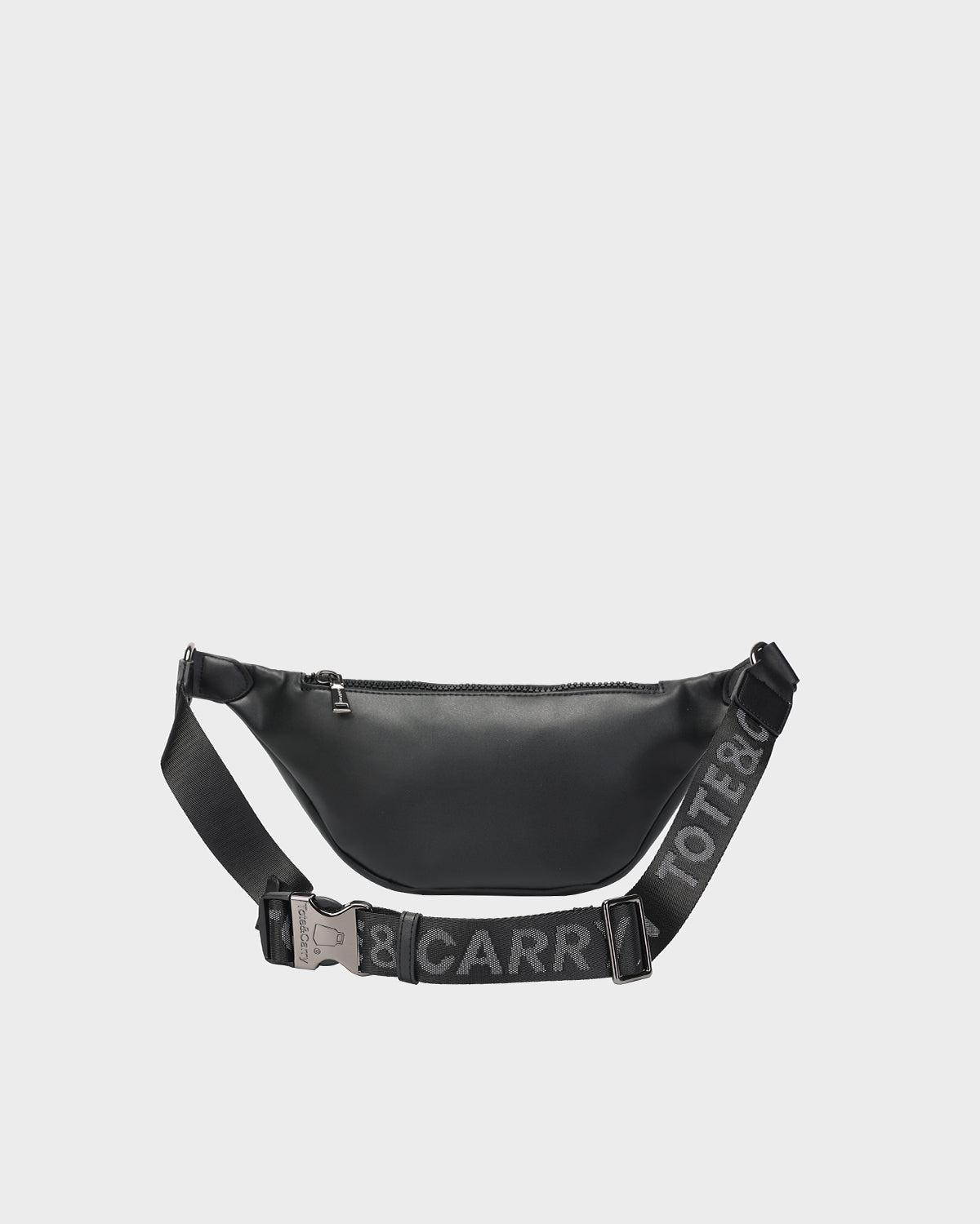 Eclipse Nylon Fanny Pack Black - Water-Resistant Waist Bag for Travel, Hiking & Outdoor Activities