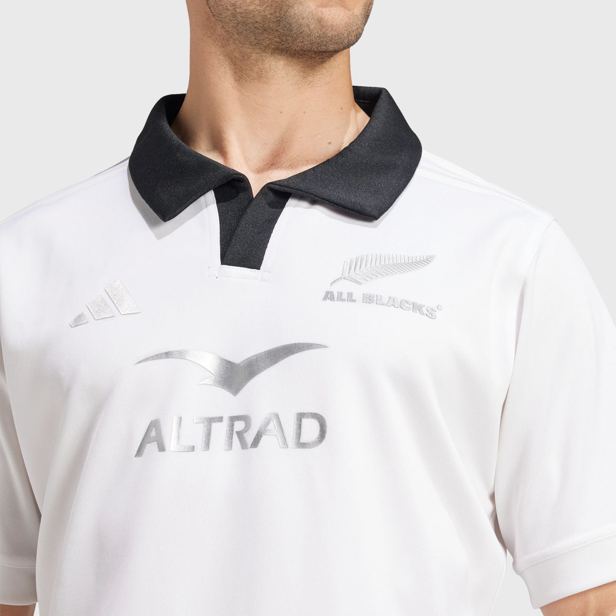 Adidas All Blacks Men's Away Replica Rugby Jersey 2024/25 - Official Licensed Jersey for Rugby Fans & Collectors - Perfect for Match Days, Training & Sports Events