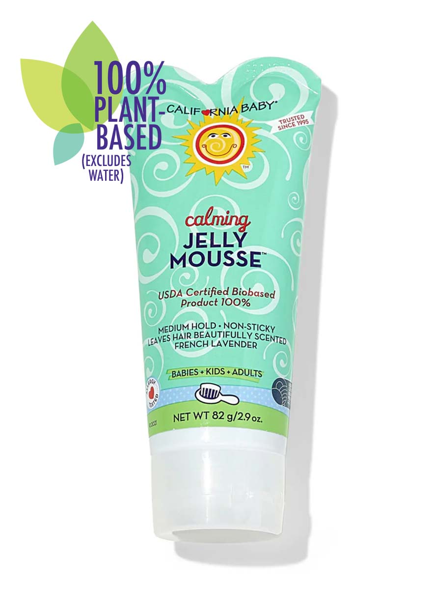 Calming™ Jelly Mousse Hair Gel for Women & Men - Strong Hold, Frizz Control Styling Gel - Perfect for Curly, Wavy & Straight Hair - Salon Quality Styling for Everyday Looks & Special Occasions