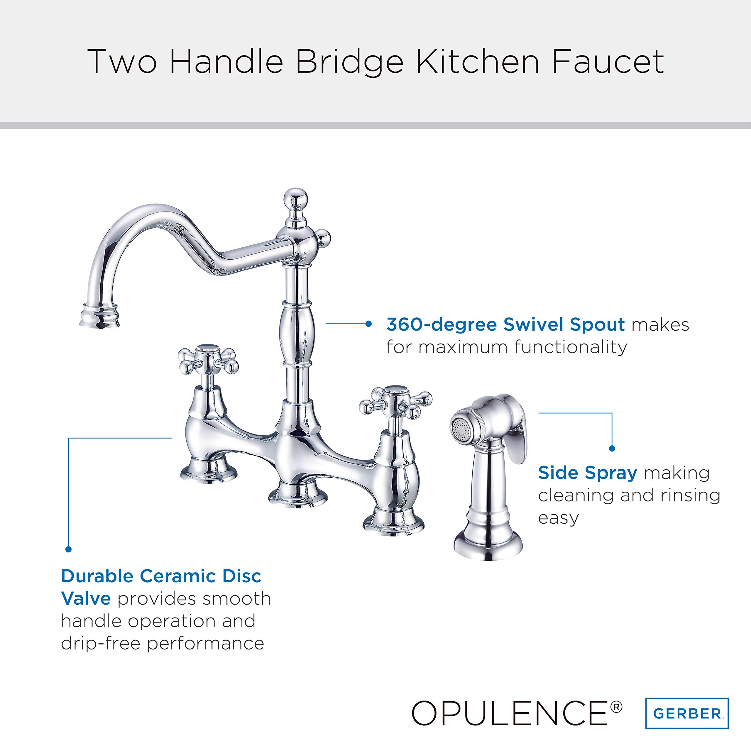 Gerber D404457BS Satin Black Kitchen Faucet - Modern Pull-Down Sprayer for Sink, Perfect for Home & Restaurant Use