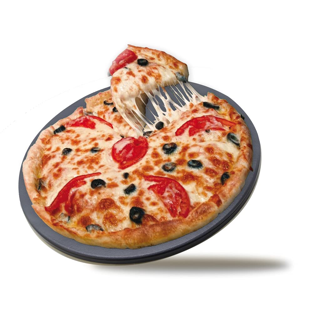 12 Inch Round Pizza Stone for Baking Bread & Pizza – Thermal Shock Resistant, Durable & Safe – Perfect for Oven, BBQ Grill & Air Fryer – Ideal for Homemade Pizza, Artisan Bread & Outdoor Cooking
