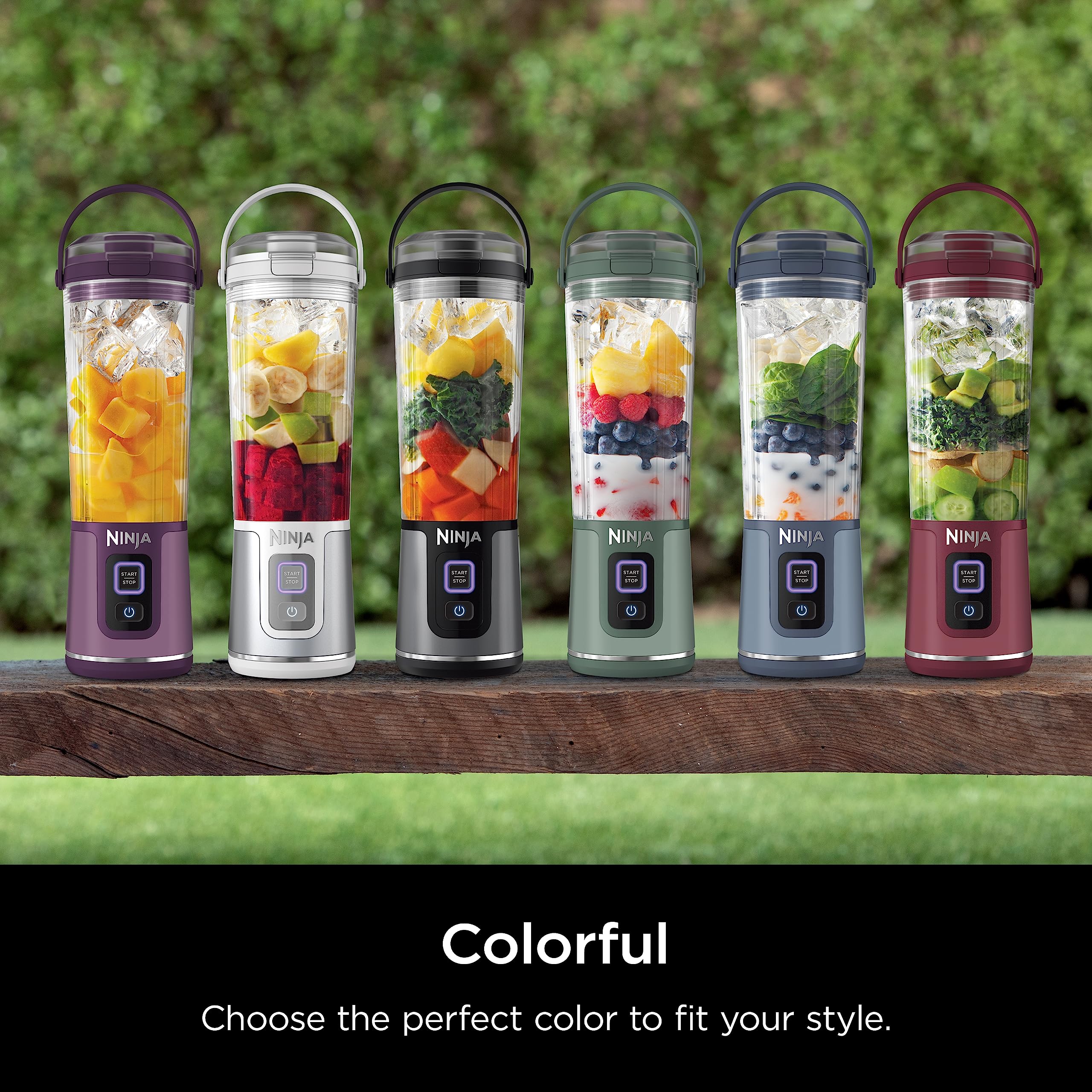 Ninja BC151BK Portable Blender - 18oz Cordless Personal Blender for Smoothies, Protein Shakes & Meal Prep | BPA Free, Leakproof Design with Sip Spout | USB-C Rechargeable & Dishwasher Safe | Perfect for Gym, Office & Travel | Black