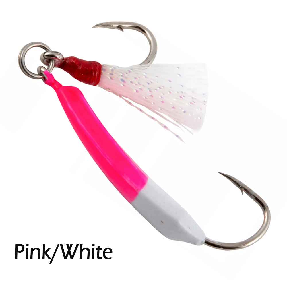 Buccaneer Wiggler Fishing Lure with Stinger Jig - 3/8oz Bass Trout Saltwater Freshwater Bait - Perfect for Casting Trolling and Jigging