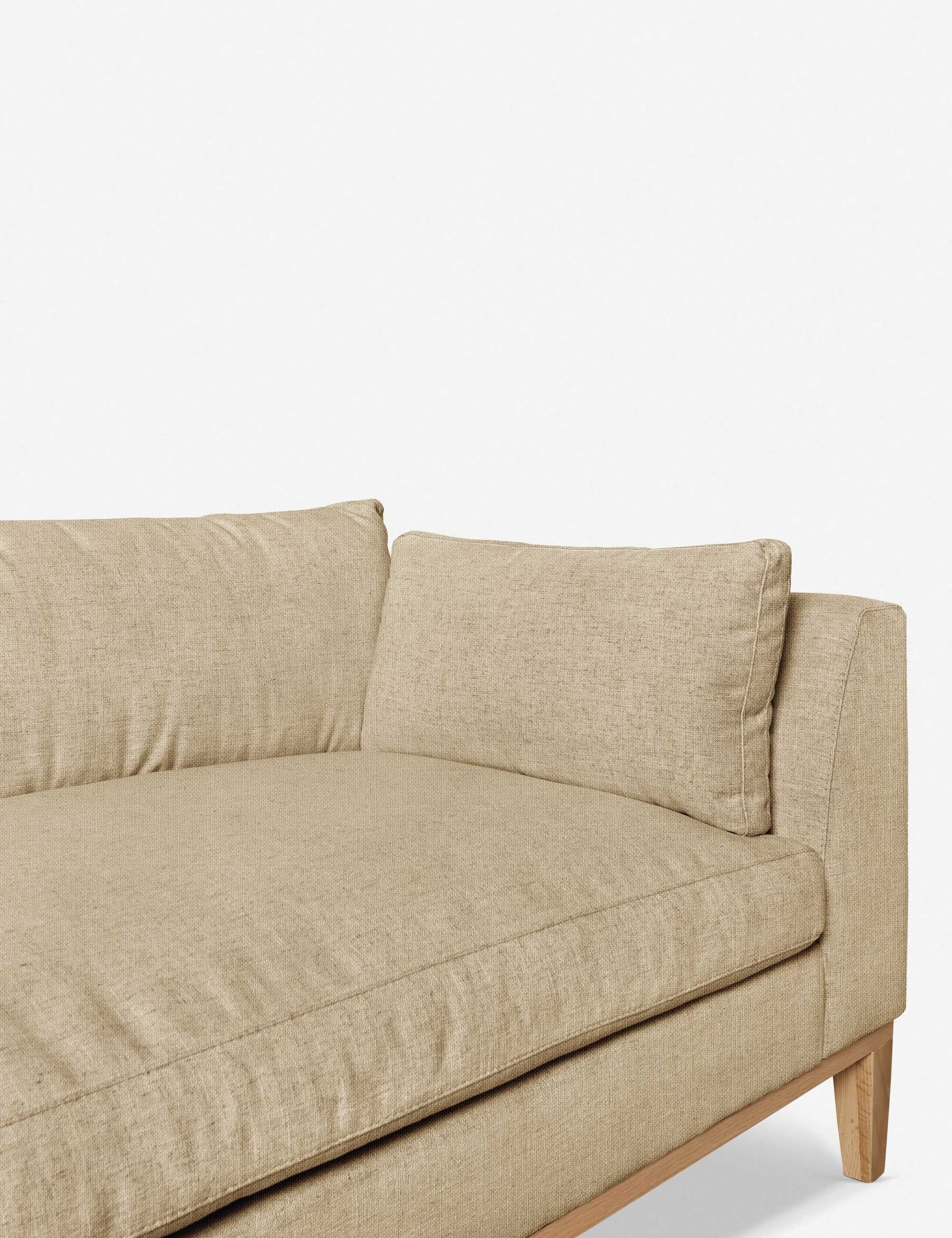 Charleston Sectional Sofa - Modern L-Shaped Couch with Reversible Chaise, Soft Fabric Upholstery for Living Room, Family Room & Home Theater Comfort