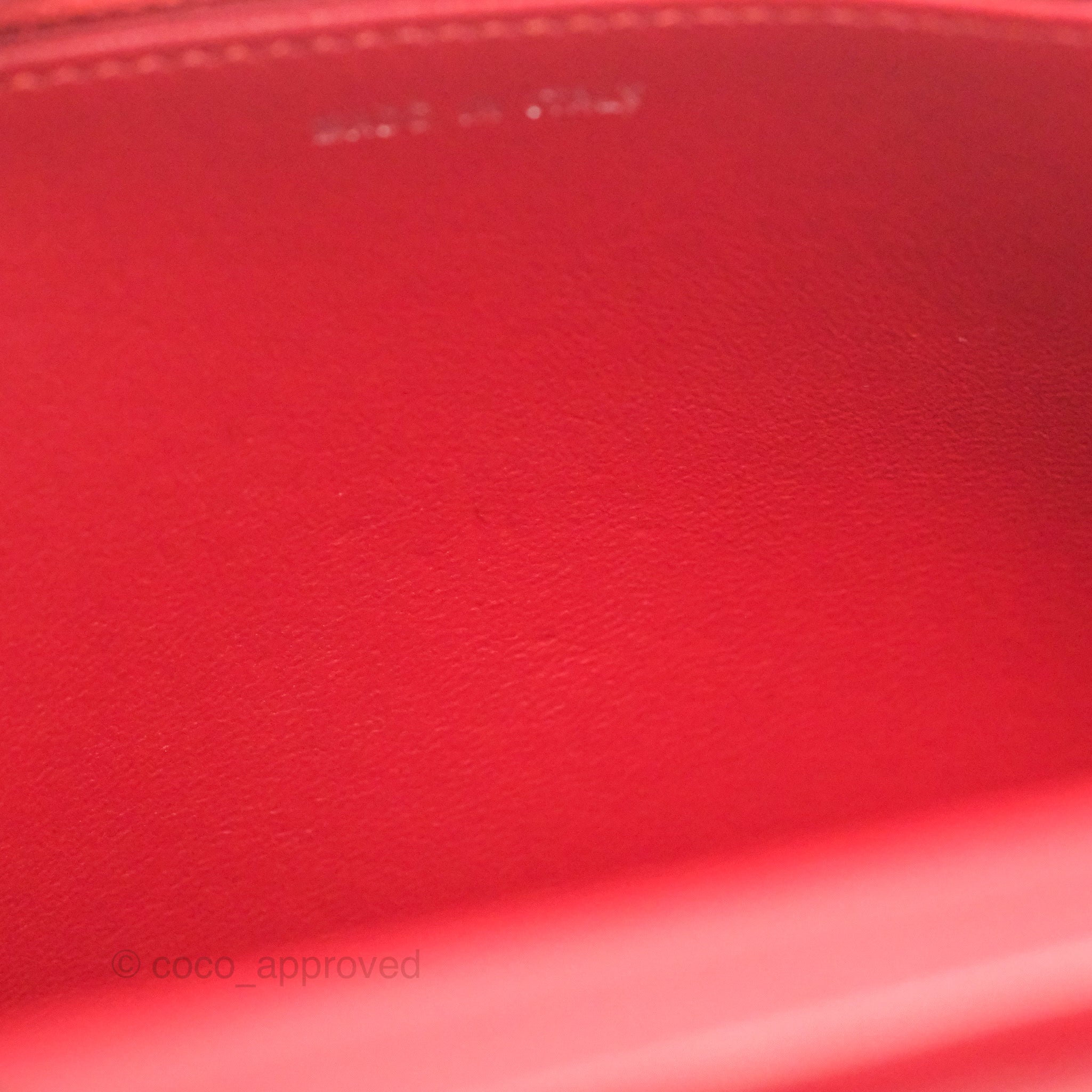 Chanel Camellia Embossed Wallet on Chain WOC in Red Lambskin with Silver Hardware - Luxury Crossbody Bag for Women, Perfect for Evening Events & Date Nights