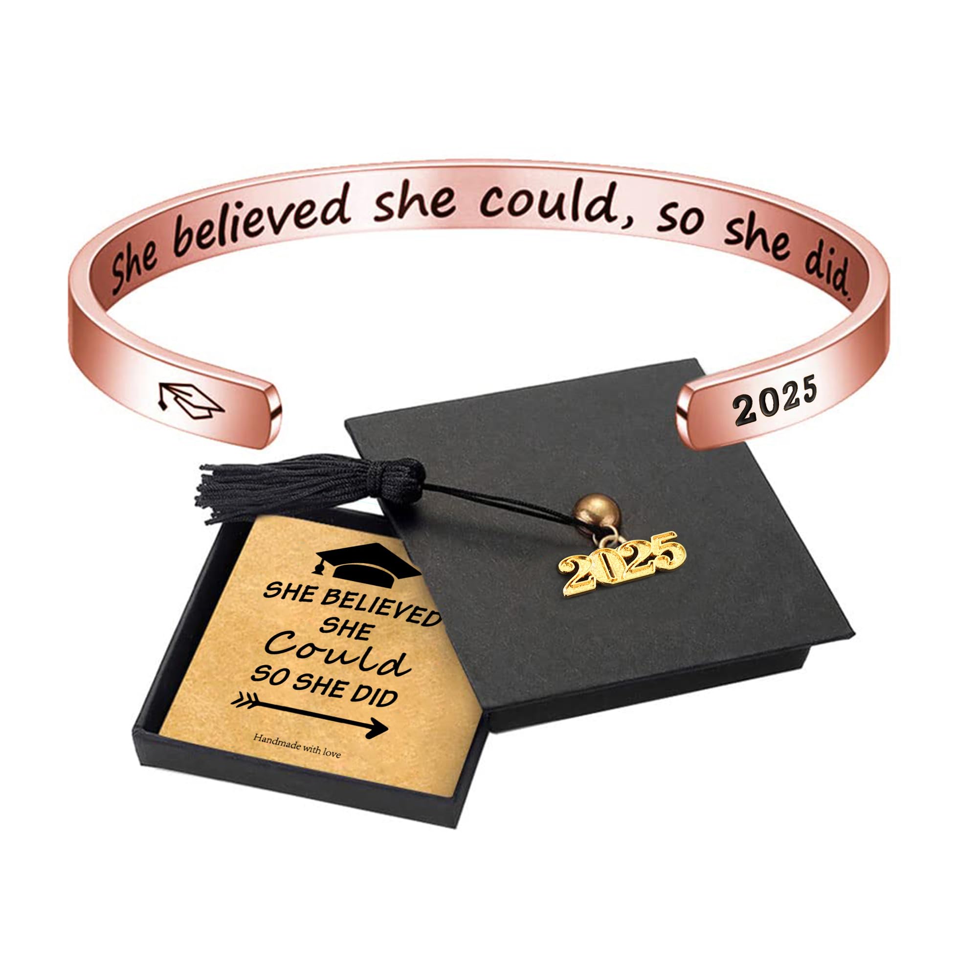 Inspirational Graduation Bracelet for Women - 
