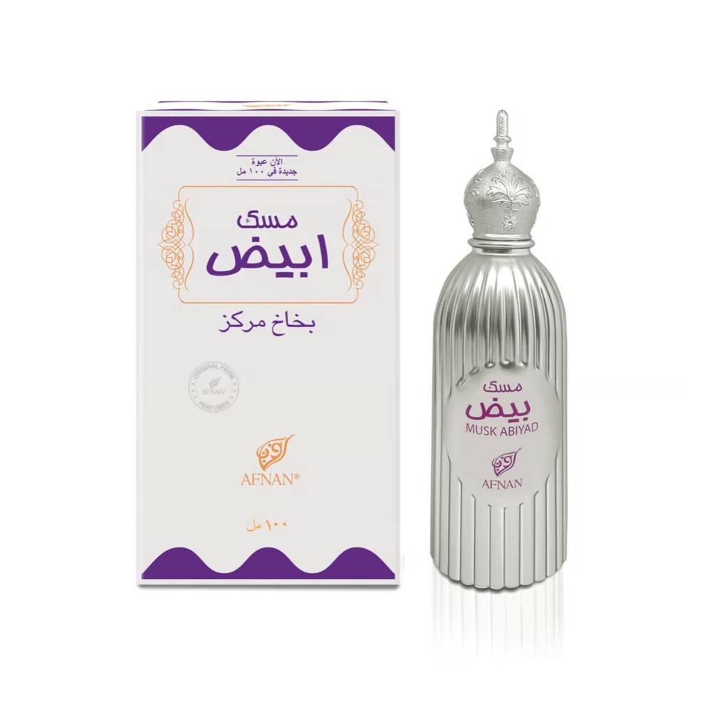 Musk Abiyad Eau de Parfum 100ml for Men - Premium Long-Lasting Fragrance for Date Night & Special Occasions