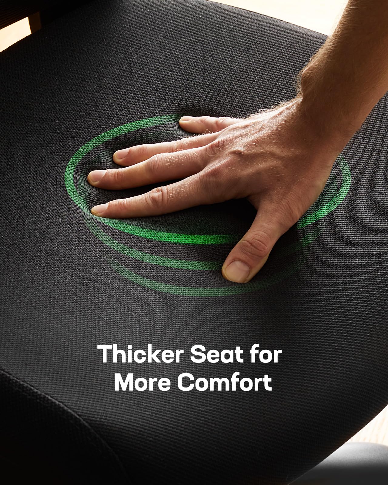 Ergonomic Office Chair with Adjustable Lumbar Support - Mesh Back Computer Desk Chair with Flip-Up Armrests, Swivel Task Chair for Home Office (Black) - Perfect for Long Work Hours, Gaming & Remote Work