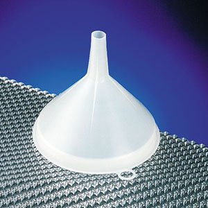 Kartell 212135 HDPE Funnel - 180mm Diameter Lab & Industrial Use - Durable Chemical-Resistant Plastic Funnel (Pack of 18) - Perfect for Laboratories, Factories & Chemical Processing