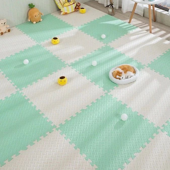 Non-Slip Baby Play Mat - Extra Thick & Safe Crawling Mat for Toddlers - Perfect for Nursery, Playroom & Daycare Floor Protection