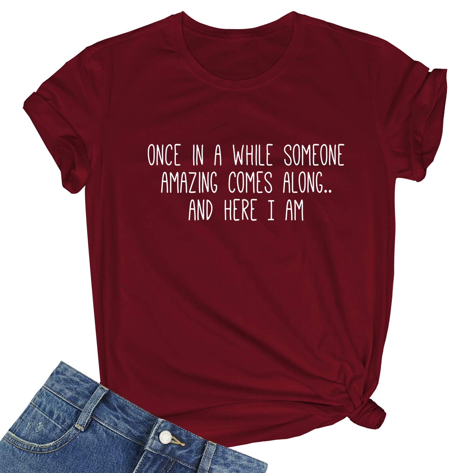 BLACKMYTH Women's Funny Graphic T-Shirt - Cute Casual Tee for Teen Girls | Trendy Streetwear & Everyday Outfit