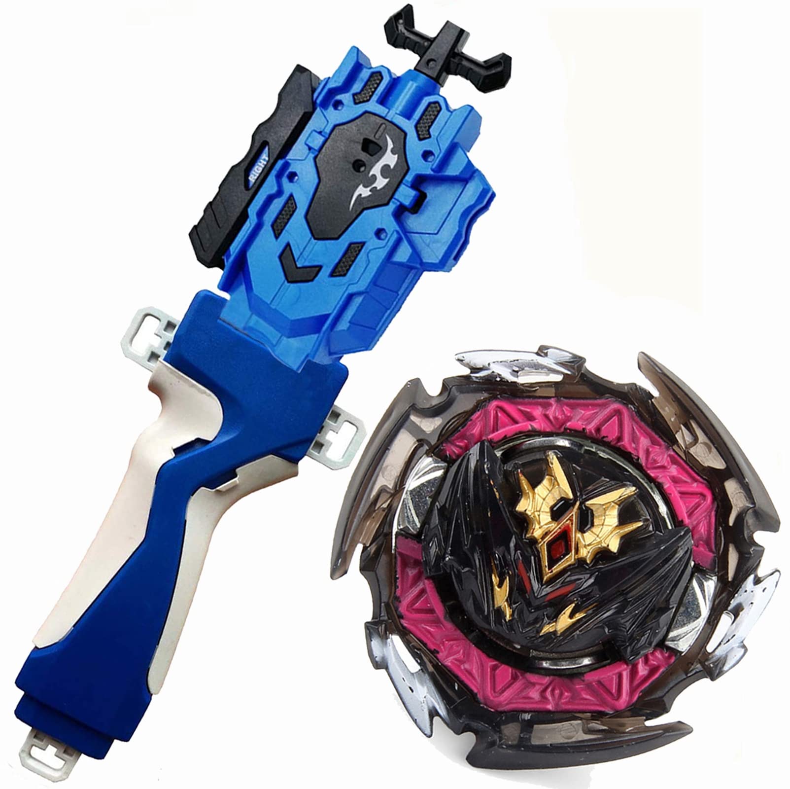 Beyblade Burst Evolution B-180 Dynamite Belial.Nx.Vn-2 Metal Fusion Battle Top Toy Set with Left & Right Spin String Launcher Grip - Premium Battling Tops for Competitive Play & Kids' Collection | Perfect for Tournaments, Birthday Gifts & Family Game Nights