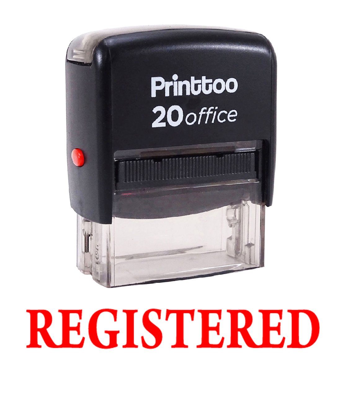 Custom Self-Inking Rubber Stamp - Personalized Office Stationery with Red Ink | Perfect for Business, Legal Documents, and Crafting Projects