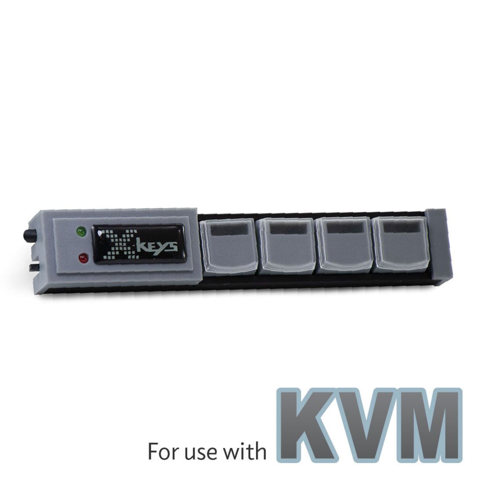 XK 4 Programmable USB KVM Switch - 4-Port Keyboard Video Mouse Switcher for Multi-Computer Control | Perfect for Home Office, IT Professionals & Gaming Setup