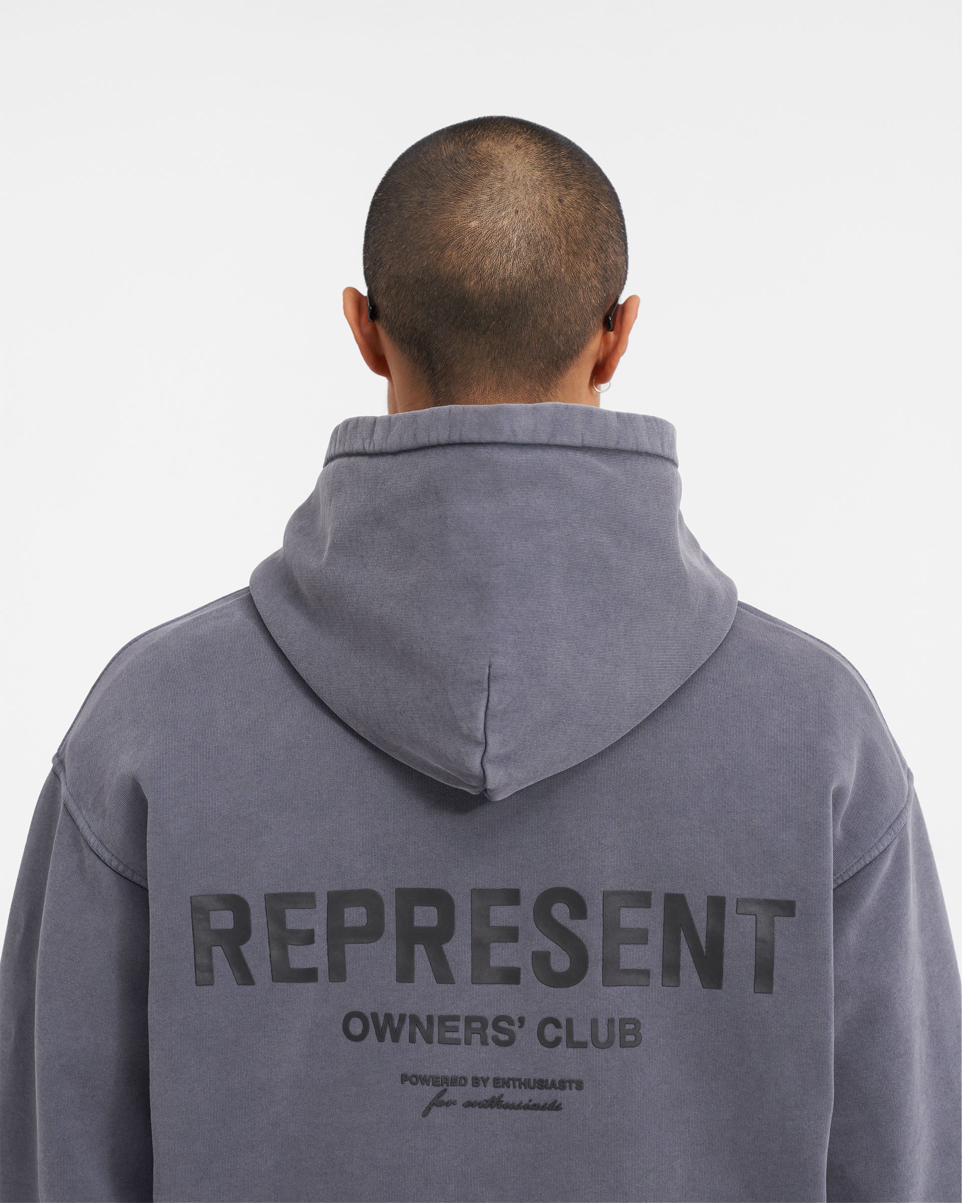 Represent Owners Club Hoodie - Storm Grey Premium Streetwear | Men's Fashion Hoodie for Urban Style & Casual Wear