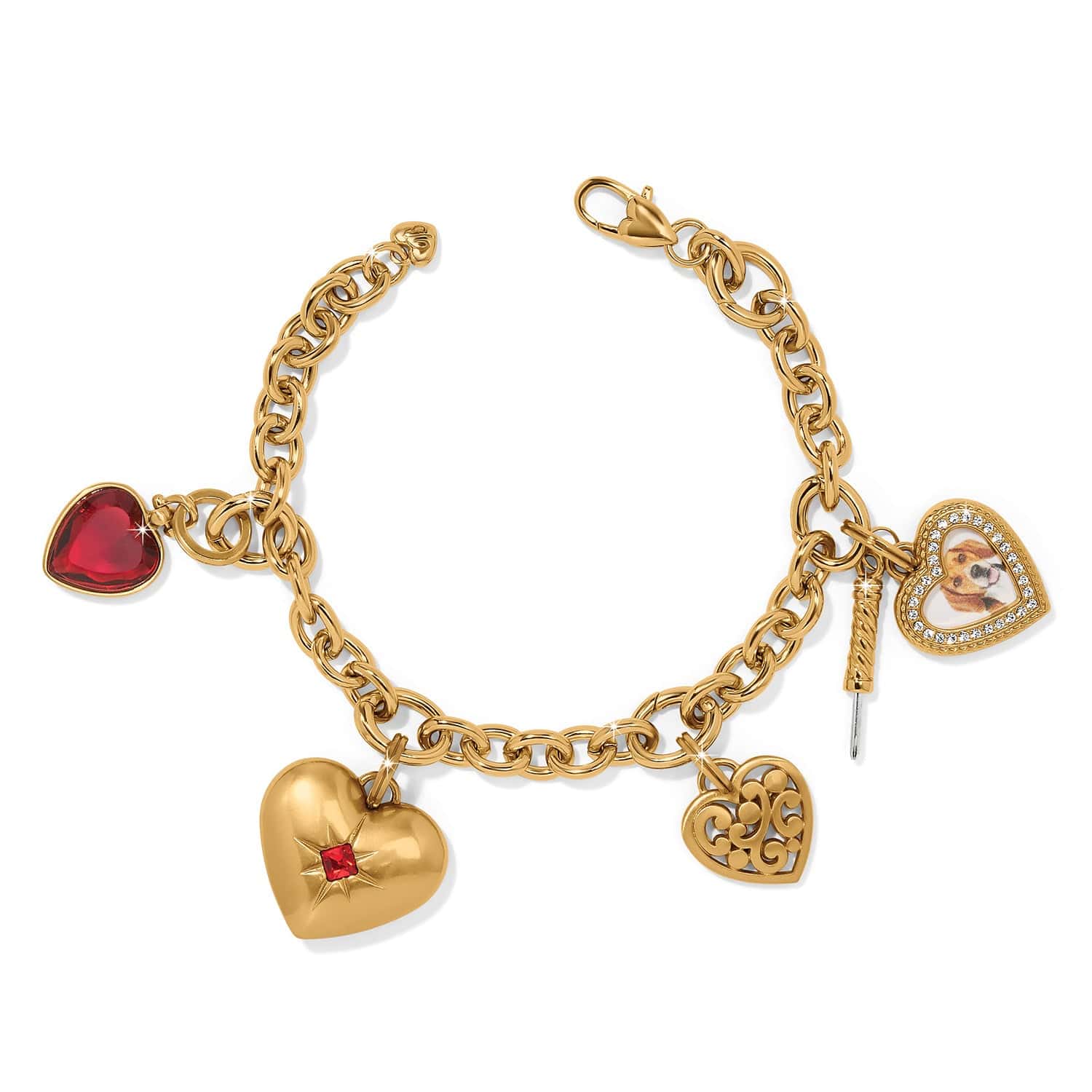 Memento Heart Golden Photo Charm - Personalized Keepsake Jewelry for Loved Ones | Perfect for Necklaces, Bracelets & Memorial Gifts