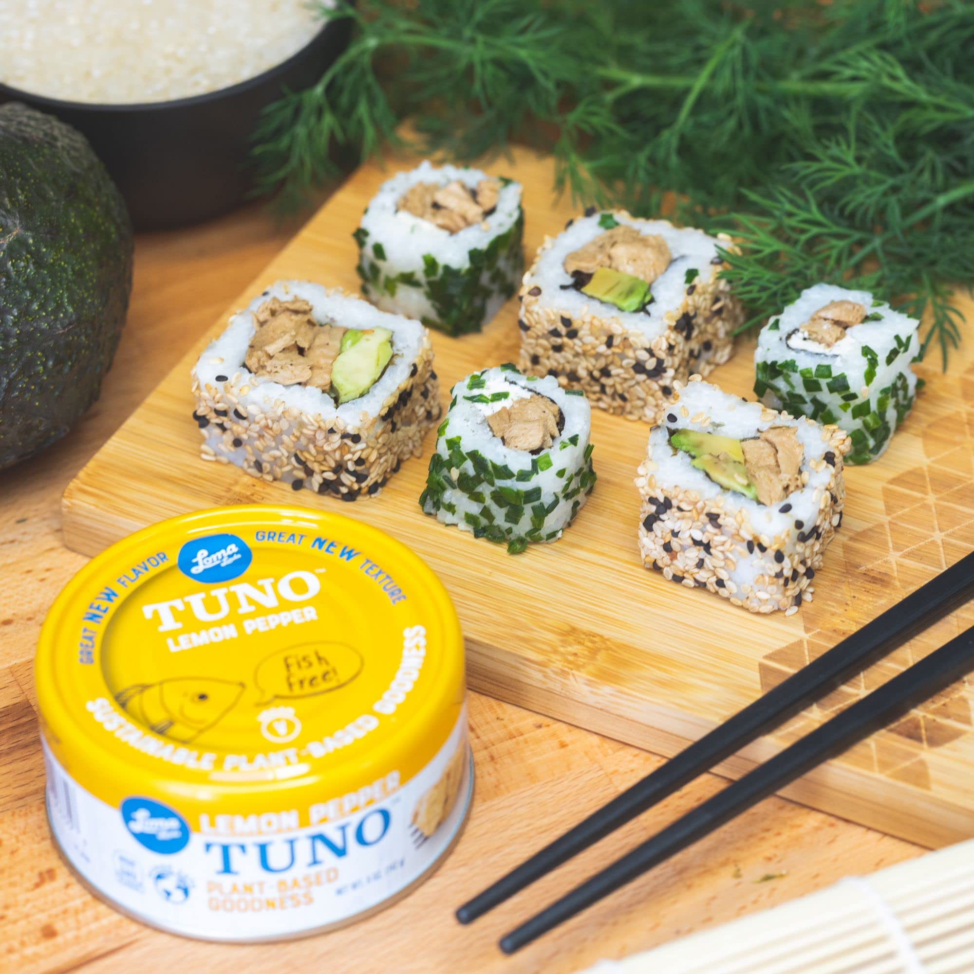 Loma Linda Tuno Plant-Based Lemon Pepper Tuna Alternative - 3 Pack | Vegan, Gluten-Free, High Protein | Perfect for Sandwiches, Salads & Meal Prep