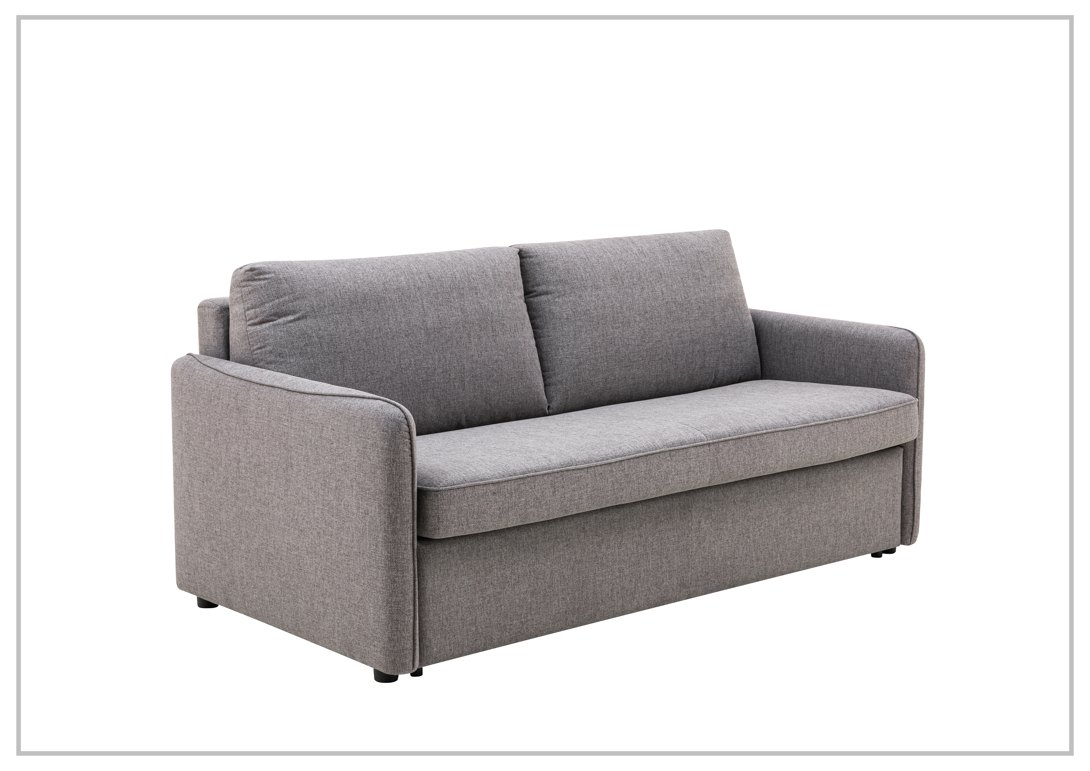 Gio Italia New York Queen Size Fabric Sleeper Sofa with Memory Foam - Affordable Convertible Sofa Bed for Small Spaces, Guest Rooms & Apartments