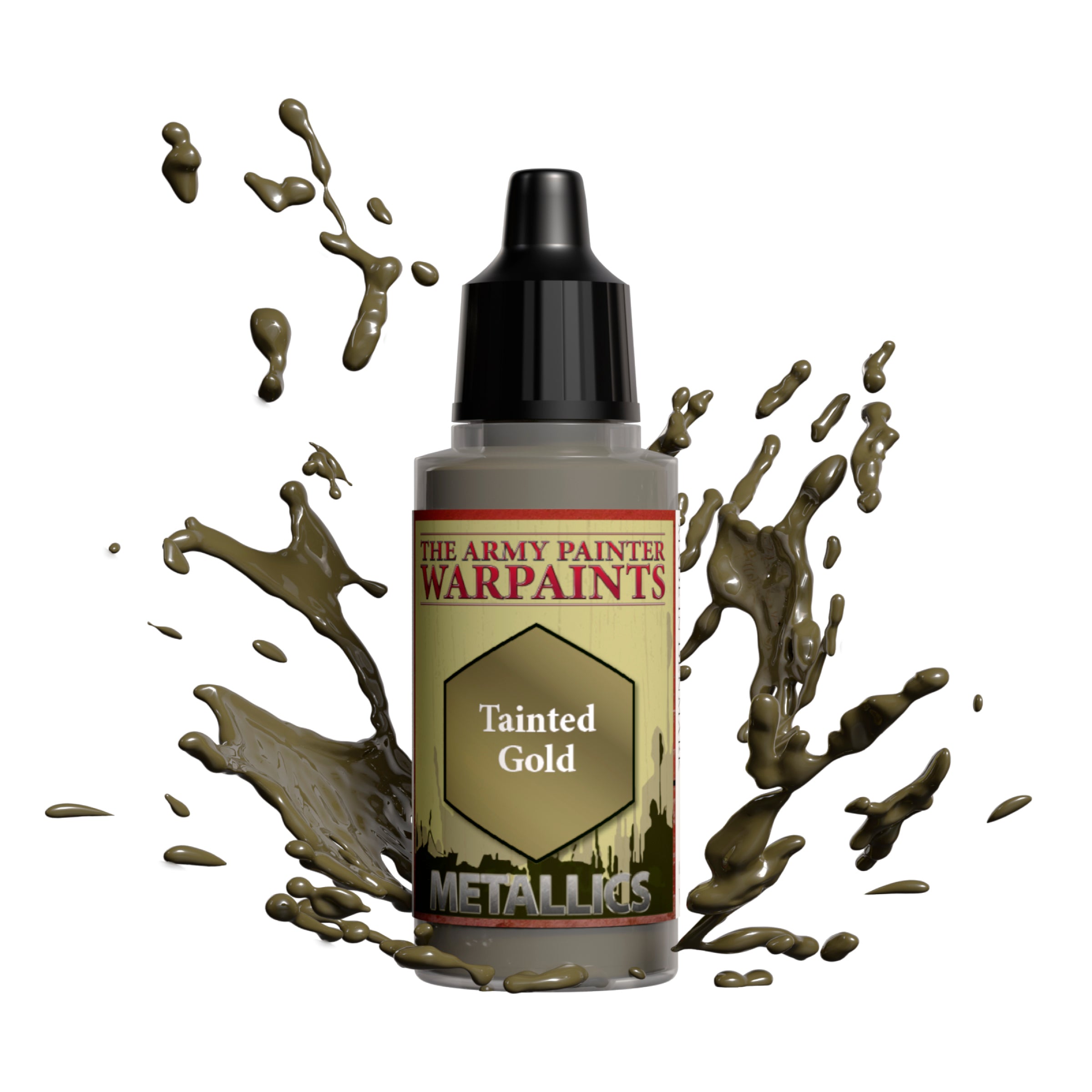Warpaints Metallics: Tainted Gold Metallic Paint for Miniatures & Models - Perfect for Warhammer, D&D, and Tabletop Gaming