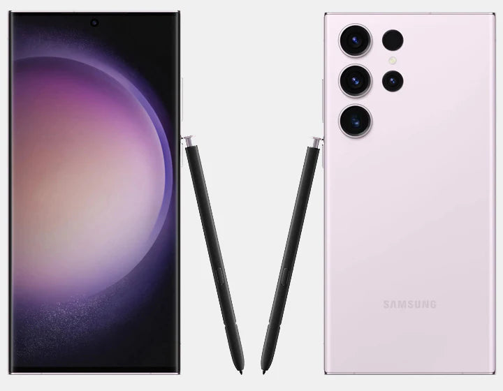 Samsung Galaxy S23 Ultra 5G Unlocked Smartphone - 256GB Storage 12GB RAM - Dual SIM GSM (Lavender Purple) - Perfect for Business Travel & Photography Enthusiasts