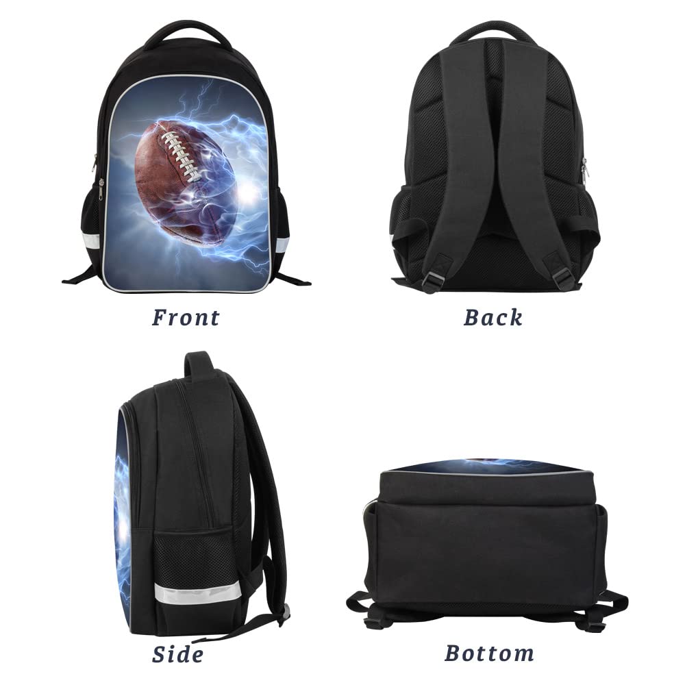 3D Printed Luminous School Backpack for Kids - Large Capacity Lightweight Bookbag for Students | Perfect for School, Travel & Outdoor Activities