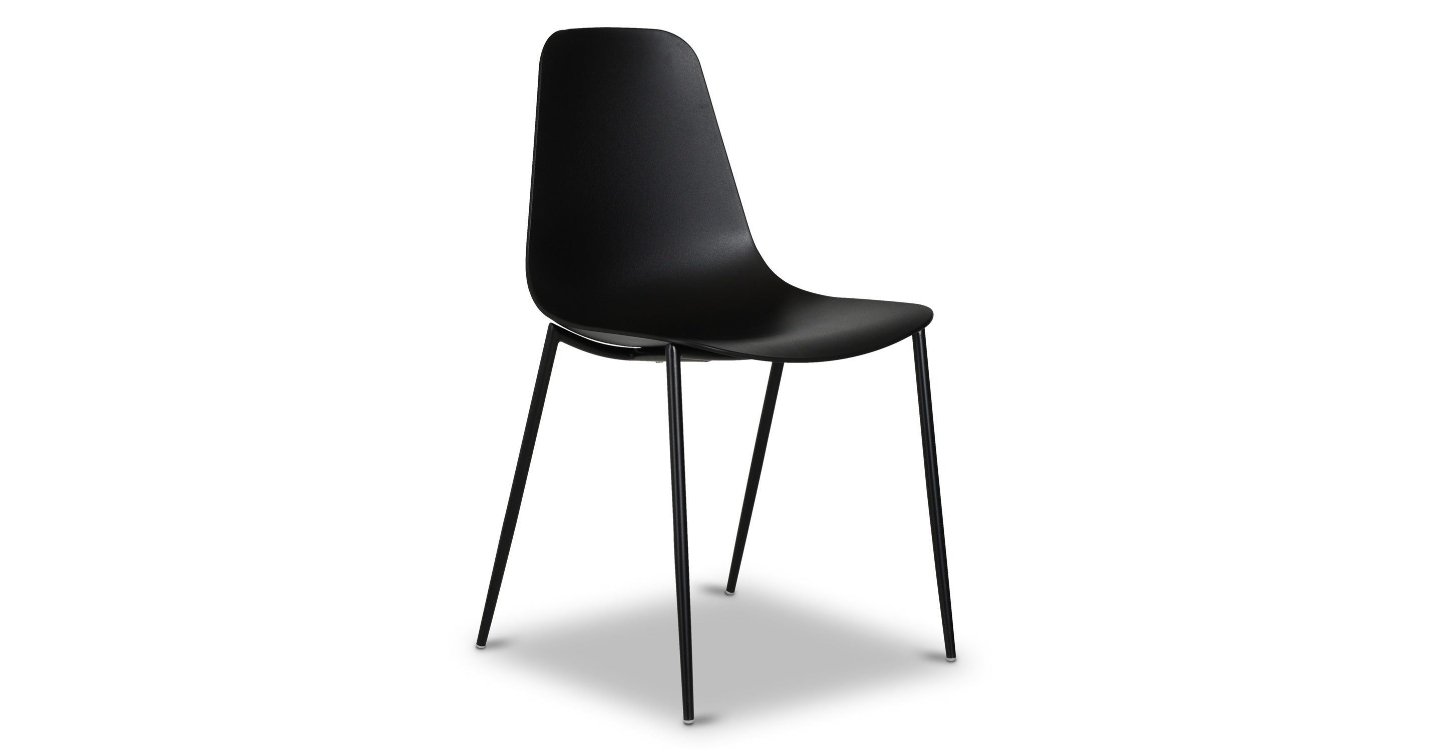 Isla Dining Chair - Modern Wooden Dining Room Chairs Set of 2, Comfortable Upholstered Seat with Sturdy Metal Legs - Perfect for Kitchen, Dining Room, Breakfast Nook & Home Decor