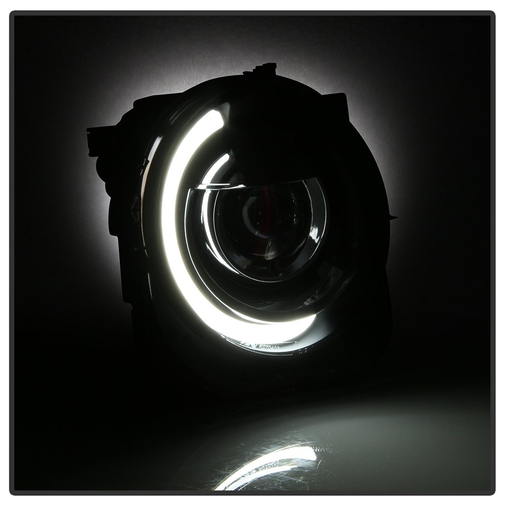 Jeep Renegade 2015-2017 LED DRL Headlight Tubes - Black/Clear Lens for Enhanced Visibility & Style | Perfect for Off-Roading & Night Driving