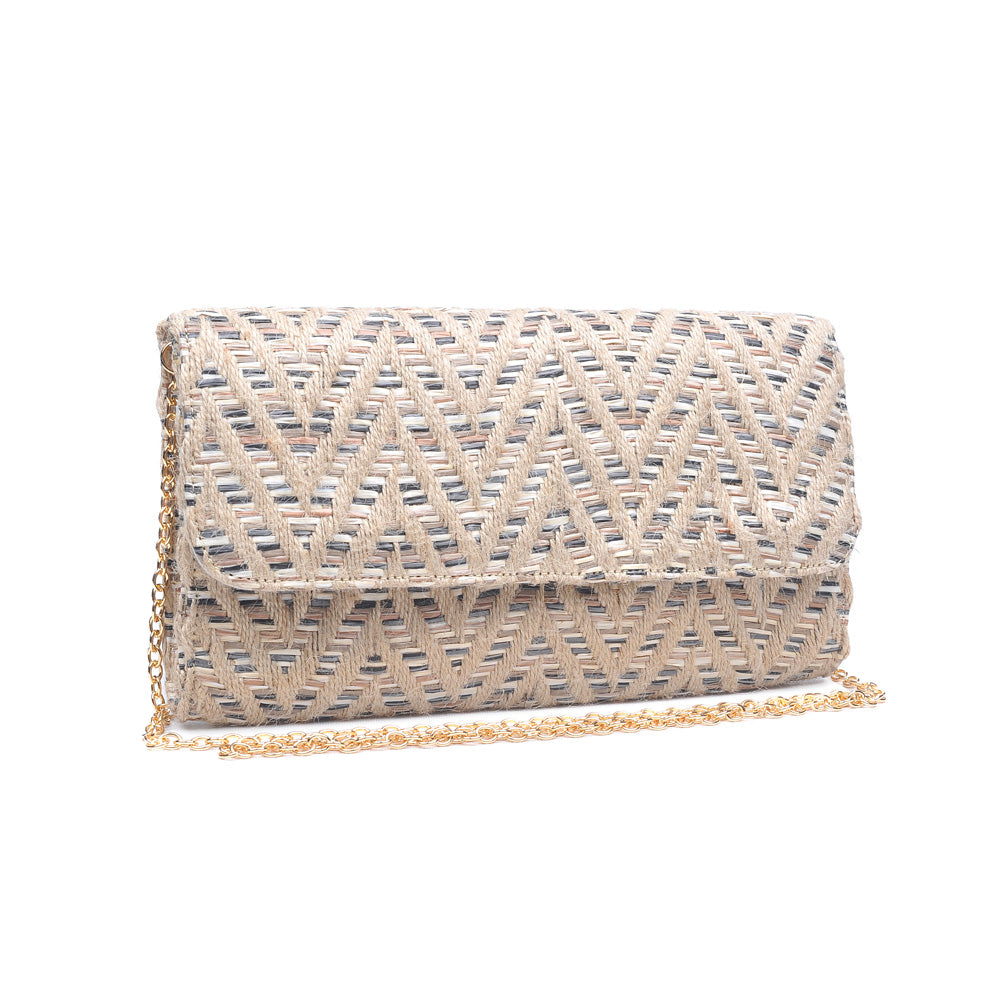 Bahamas Multi Clutch - Stylish Women's Crossbody Bag with Adjustable Strap, Perfect for Travel, Shopping & Night Out (Black/Pink/Blue)
