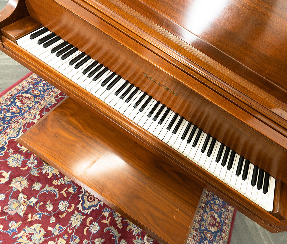 Baldwin 5'2 Model M Grand Piano - Satin Brown Finish | Used Premium Upright Piano with Serial Number 176599 | Perfect for Home, Studio & Concert Performances
