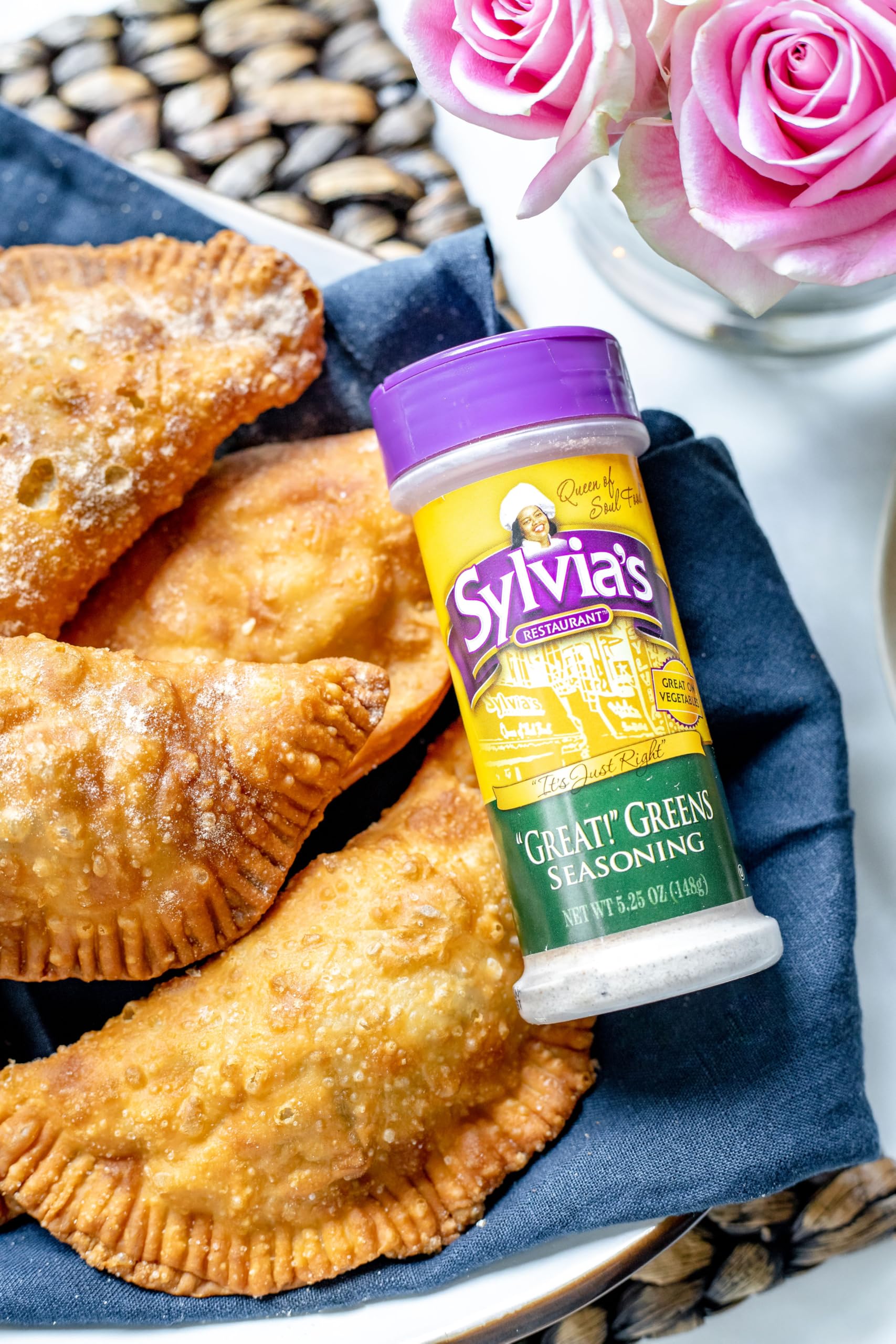 Premium Sylvia's Restaurant Great Greens Seasoning – All-Purpose Southern Vegetable & Collard Greens Seasoning, 5.25oz (Pack of 3) – Perfect for Soul Food, BBQ, Stews & Healthy Cooking