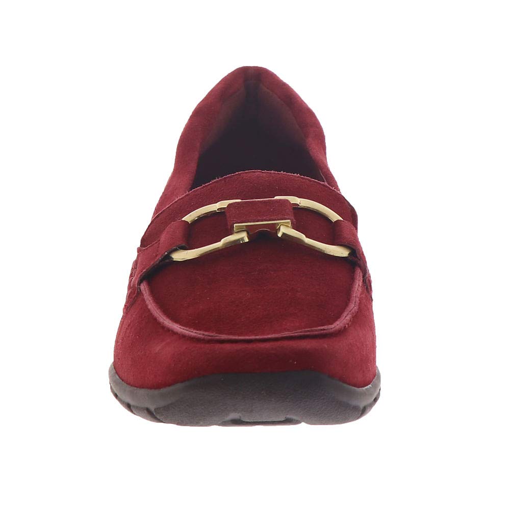 Easy Spirit Women's Comfortable Slip-On Flats - Lightweight Walking Shoes for Work, Travel & Everyday Wear